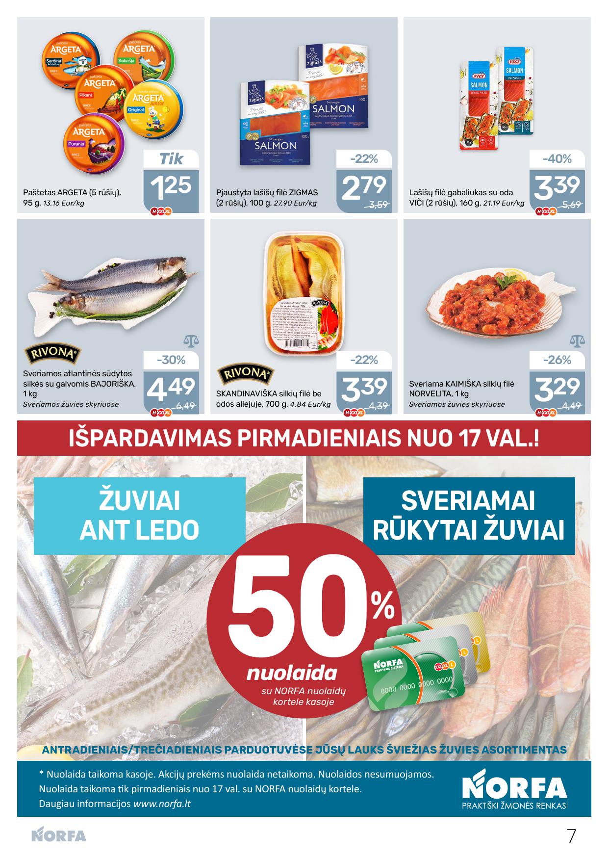 Naujausias NORFA kaininis katalogas 2026.10.01 - 2026.10.14
