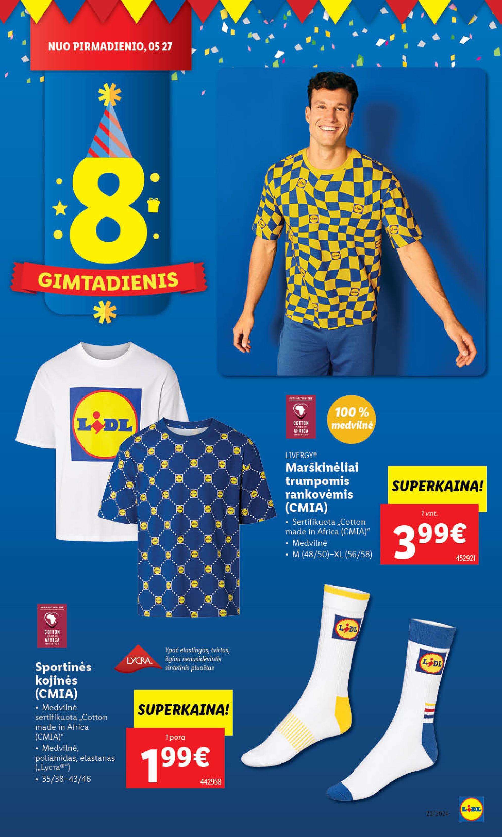 Naujausias LIDL kaininis katalogas 2024.05.27 - 2024.06.02