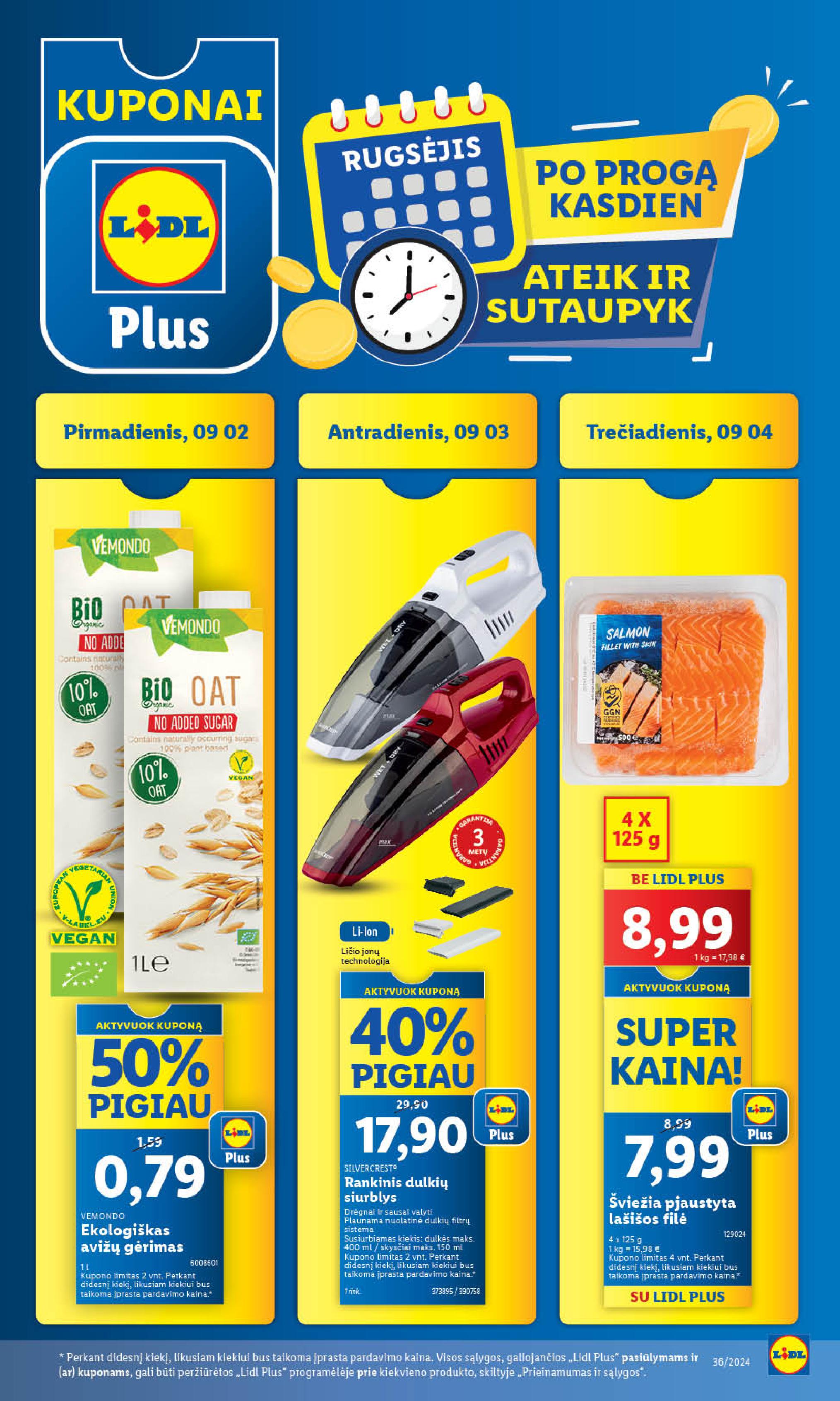 Naujausias LIDL kaininis katalogas 2024.09.02 - 2024.09.08