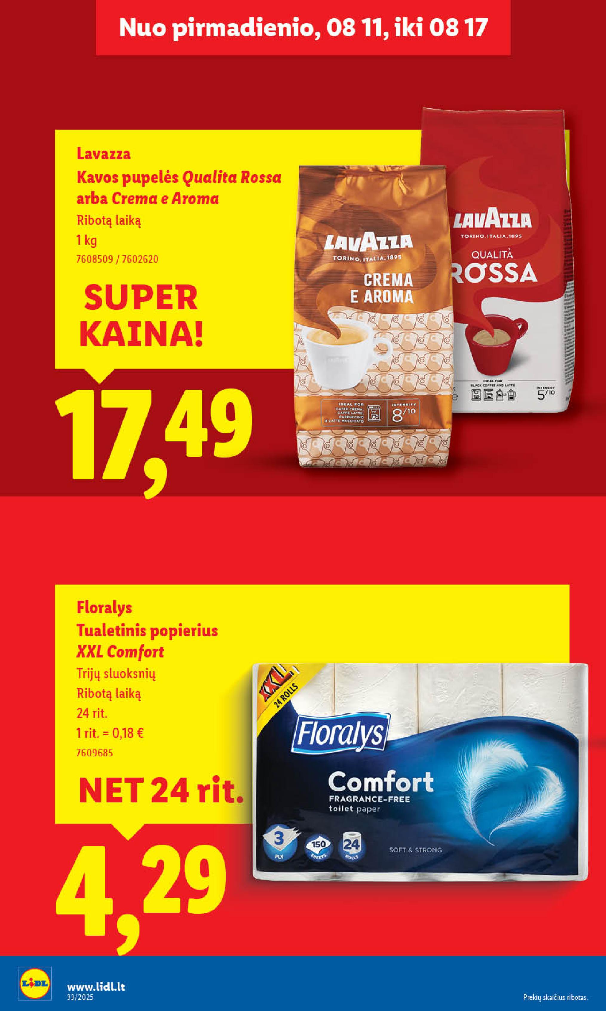 Naujausias LIDL kaininis katalogas 2025.08.11 - 2025.08.17