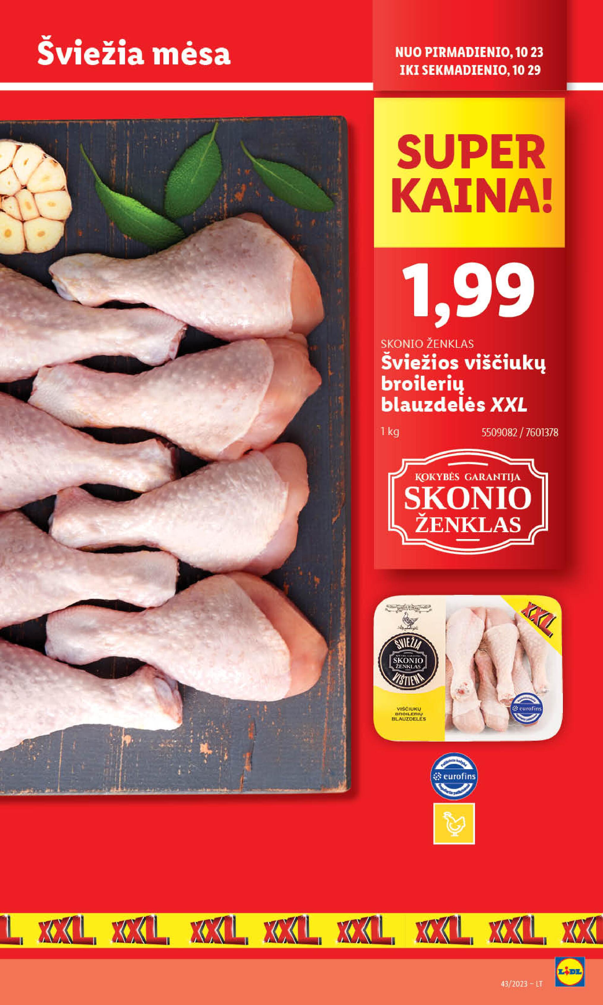 Naujausias LIDL kaininis katalogas 2023.10.23 - 2023.10.29