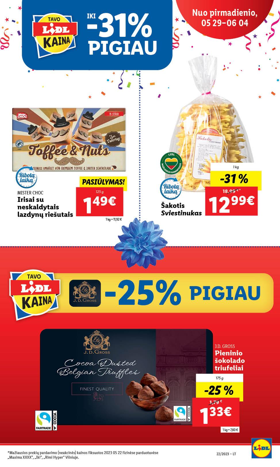 Naujausias LIDL kaininis katalogas 2023.05.29 - 2023.06.04