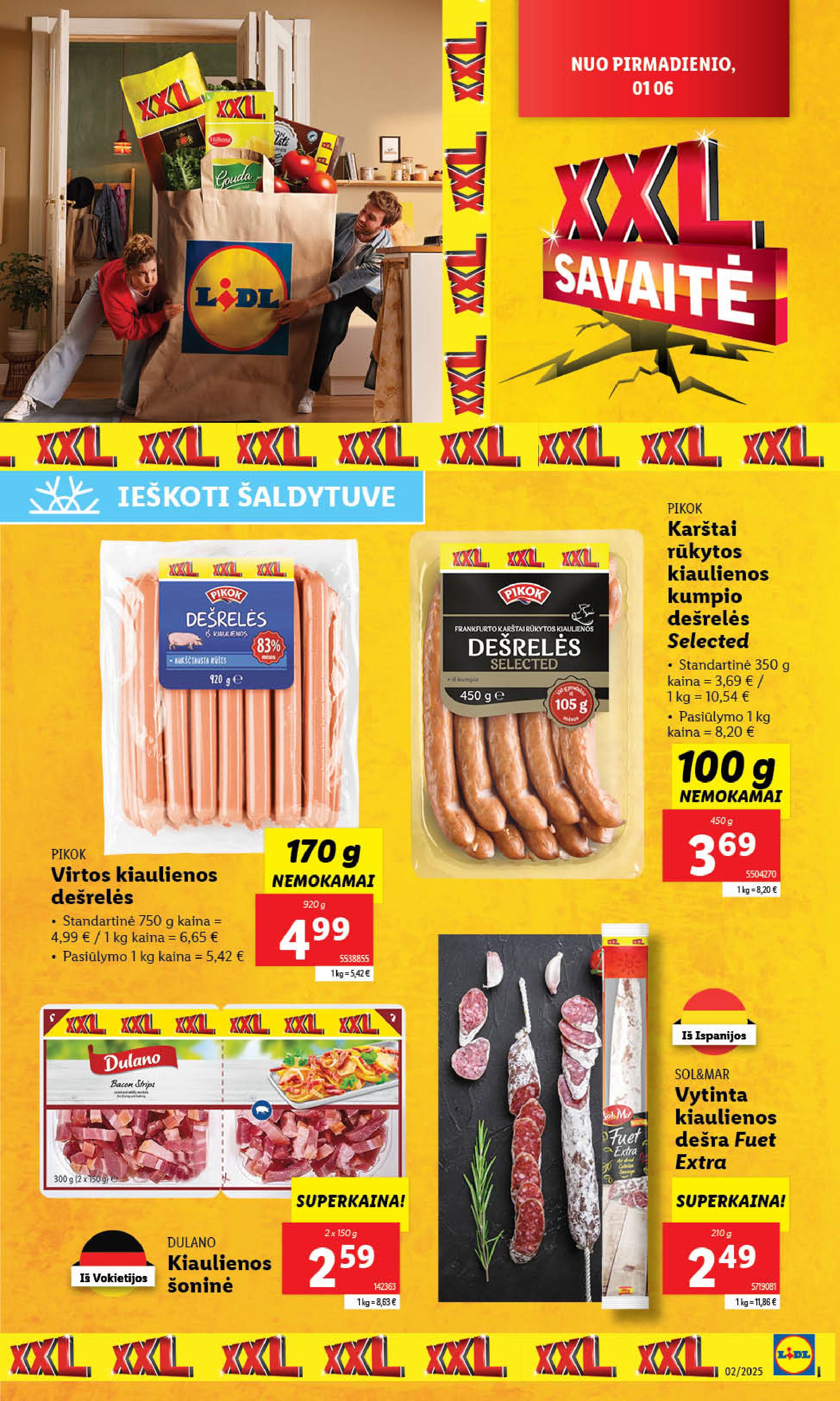 Naujausias LIDL kaininis katalogas 2025.01.06 - 2025.01.12