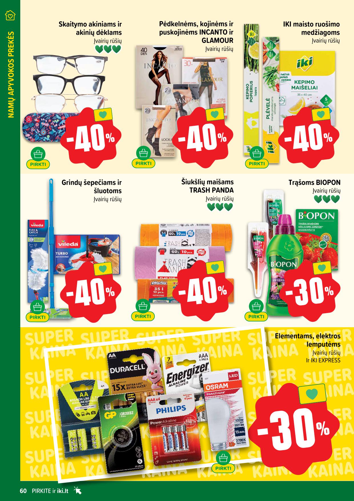 Naujausias IKI kaininis katalogas 2026.02.16 - 2026.02.22