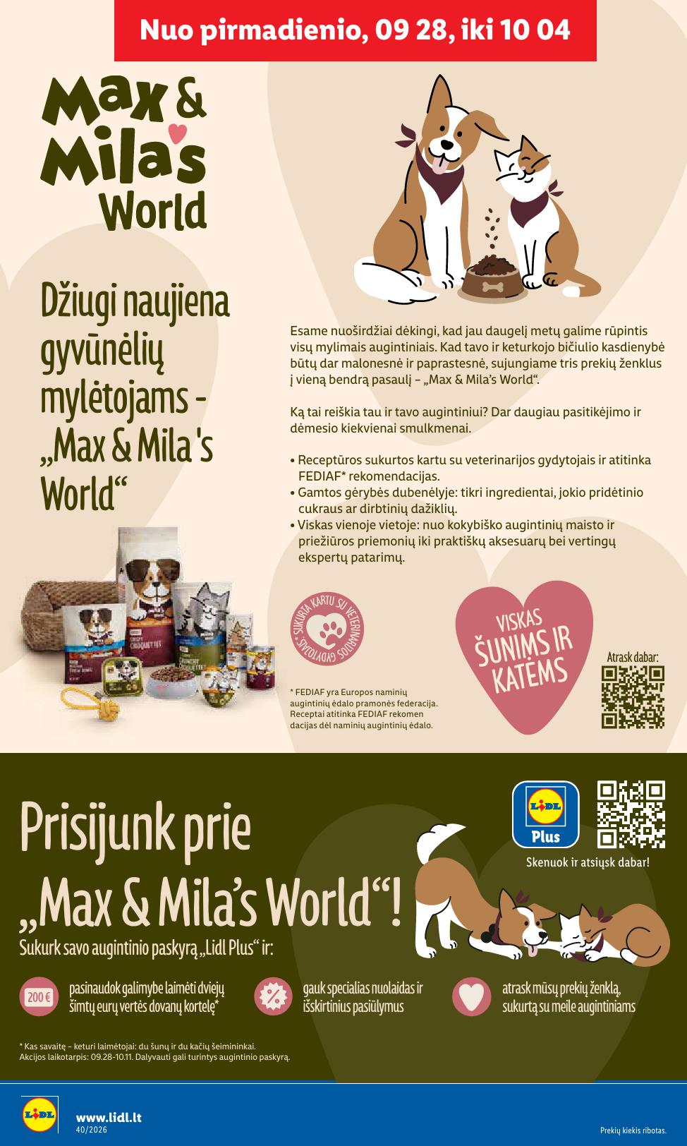 Naujausias LIDL kaininis katalogas 2026.09.28 - 2026.10.04
