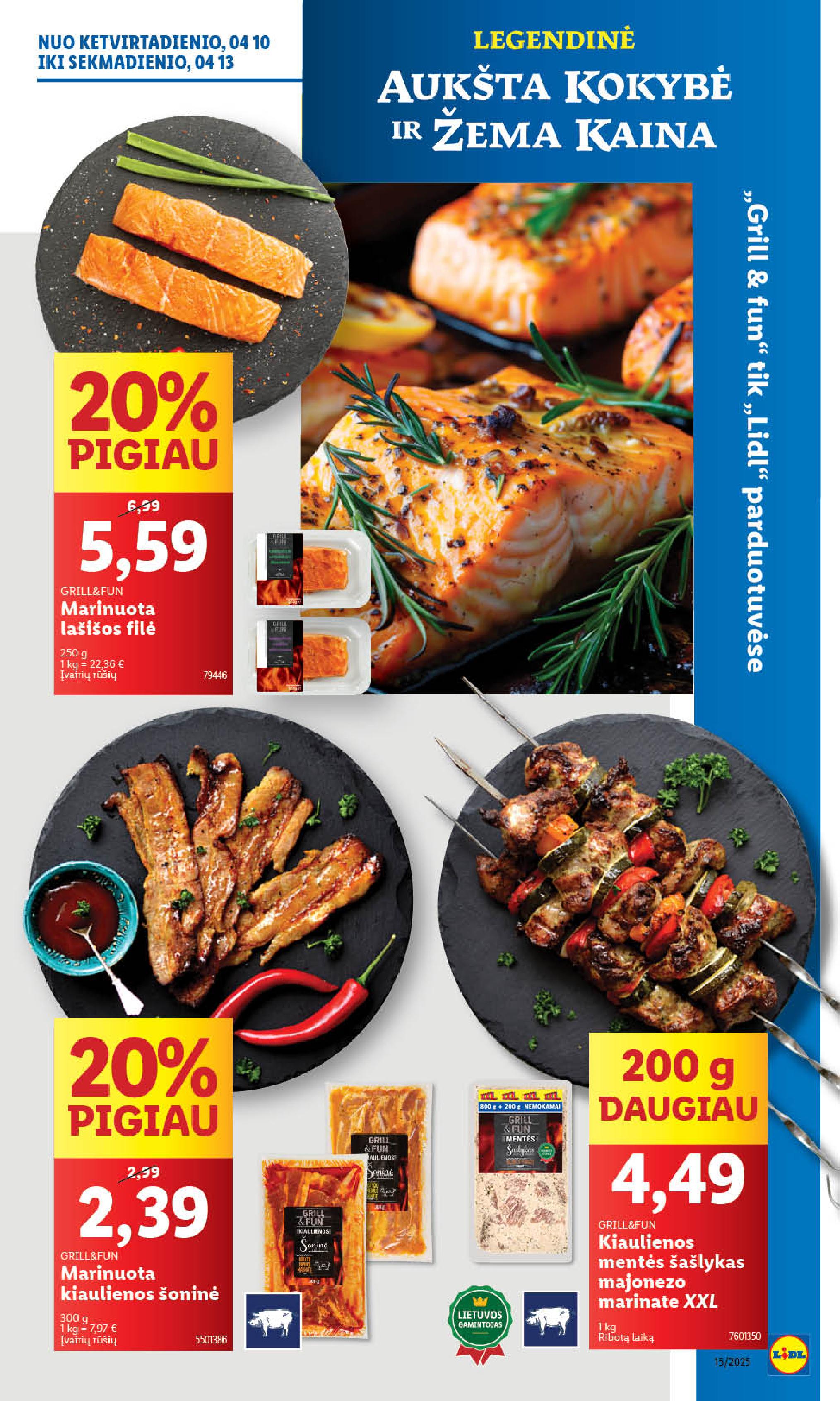 Naujausias LIDL kaininis katalogas 2025.04.07 - 2025.04.13