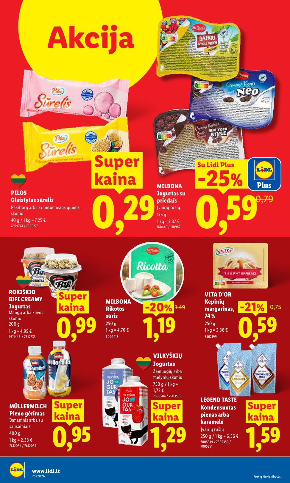 Naujausias LIDL kaininis katalogas 2026.06.15 - 2026.06.21