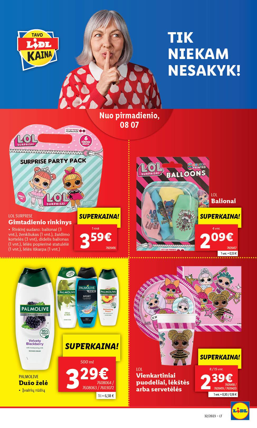 Naujausias LIDL kaininis katalogas 2023.08.07 - 2023.08.13