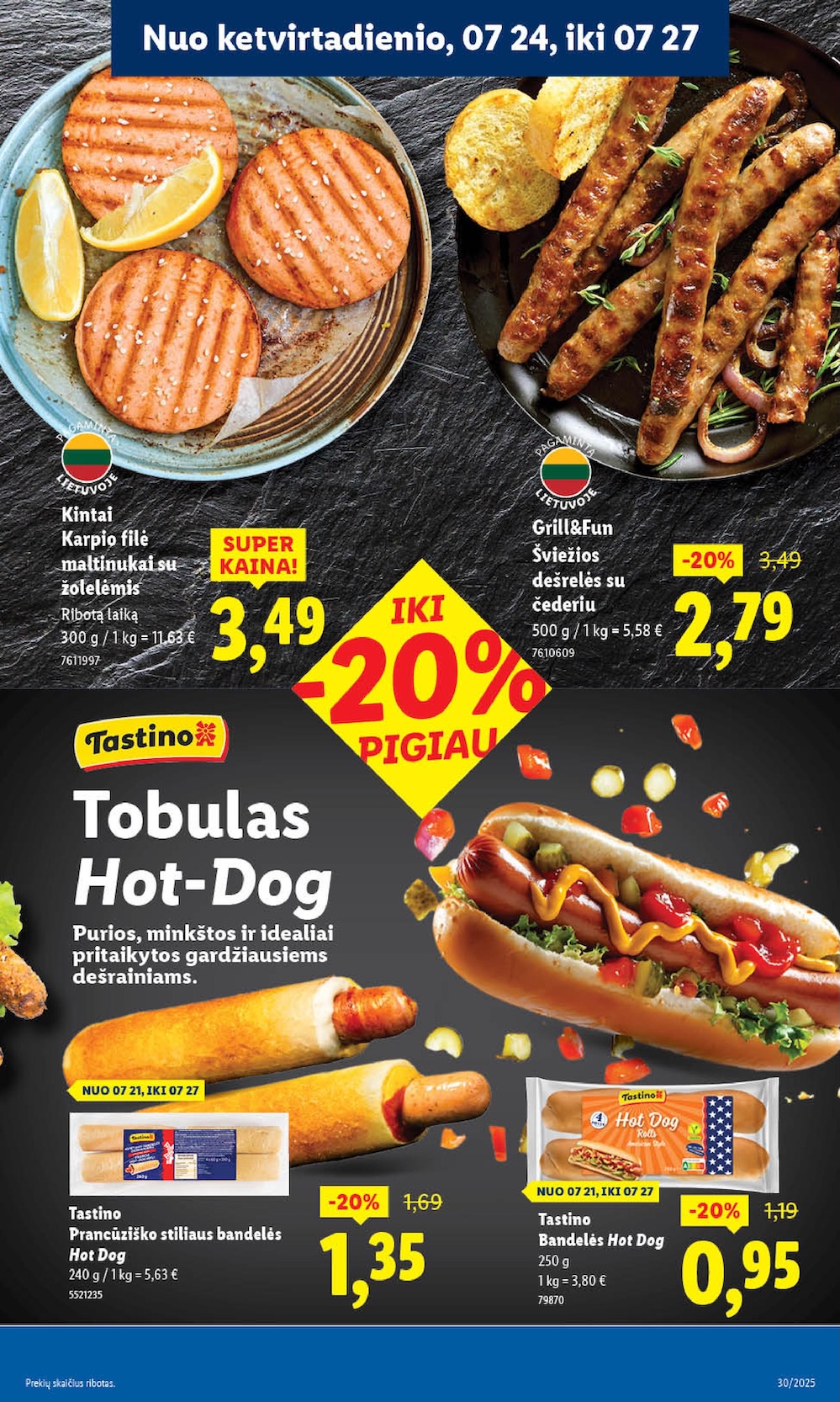 Naujausias LIDL kaininis katalogas 2025.07.21 - 2025.07.27