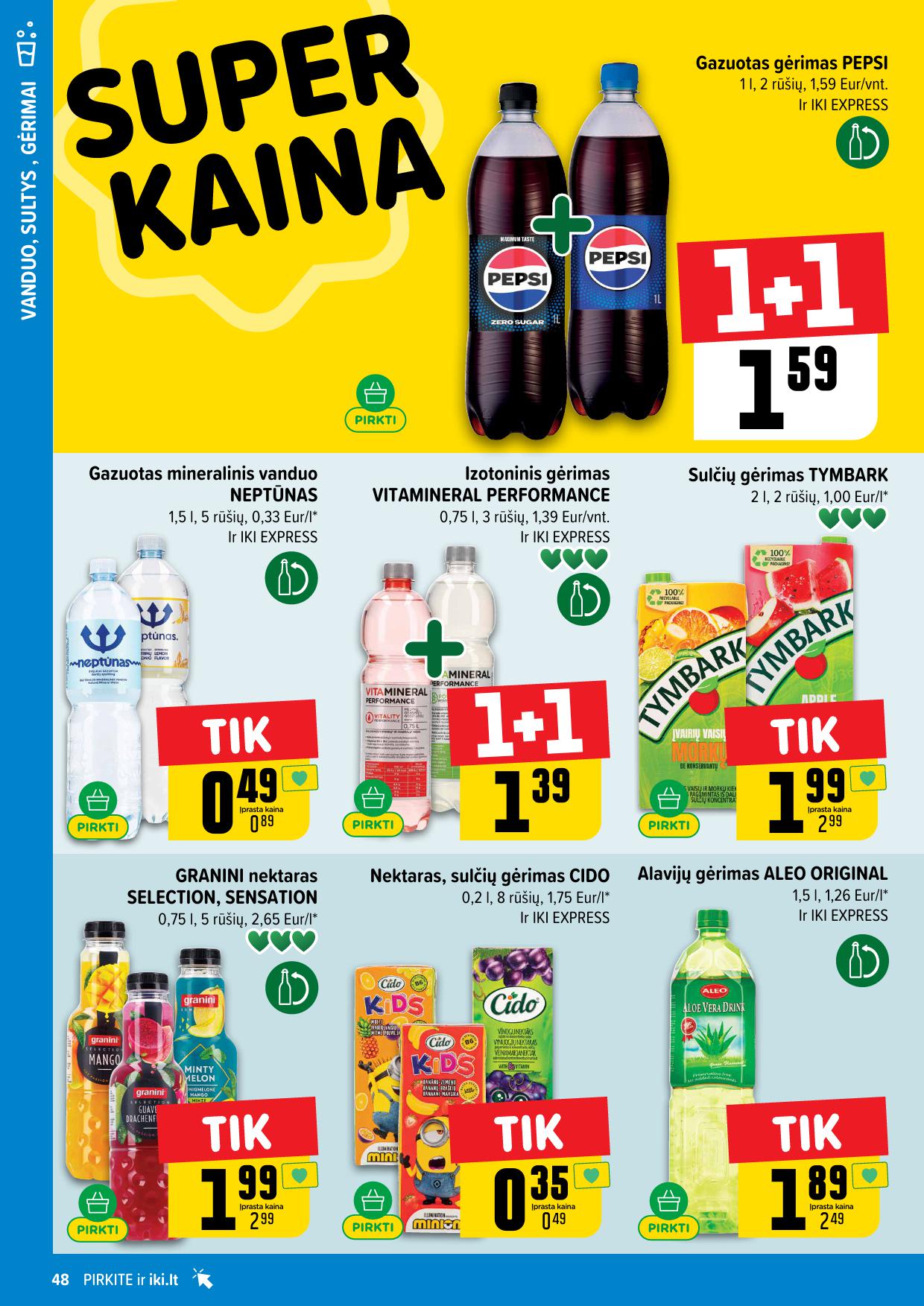 Naujausias IKI kaininis katalogas 2025.08.04 - 2025.08.10