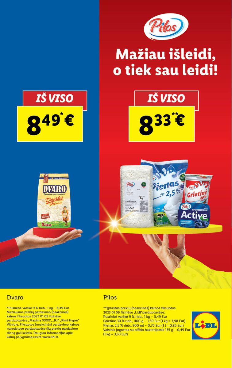 Naujausias LIDL kaininis katalogas 2023.01.16 - 2023.01.22