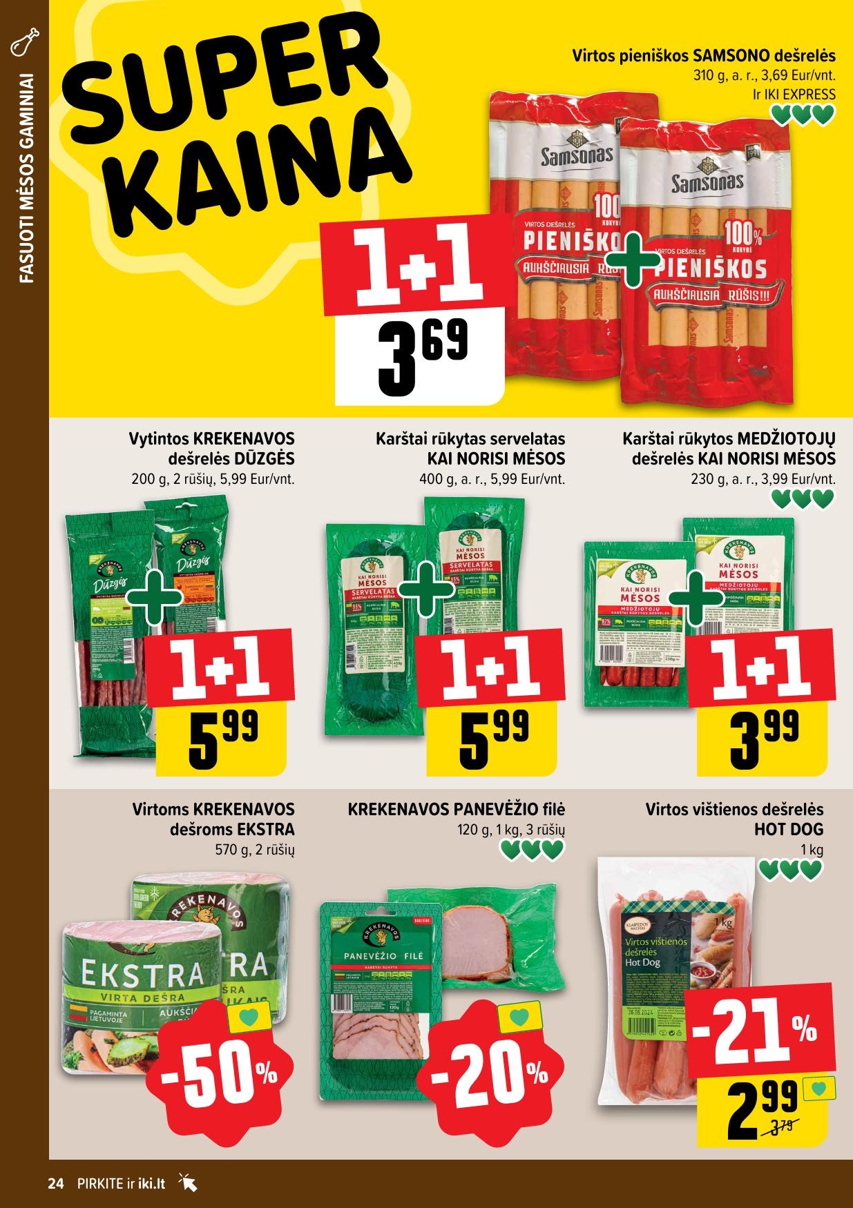 Naujausias IKI kaininis katalogas 2024.07.01 - 2024.07.07