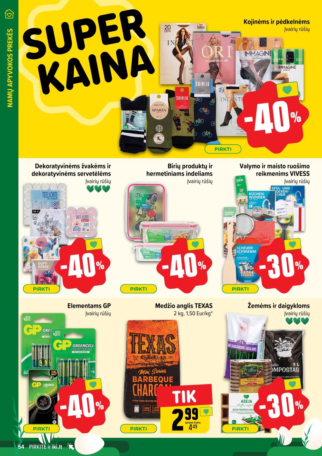 Naujausias IKI kaininis katalogas 2025.03.24 - 2025.03.30