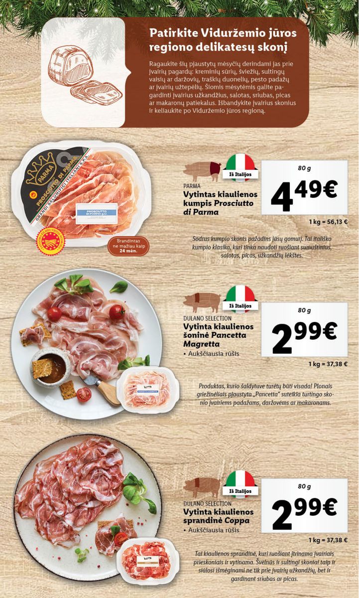 Naujausias LIDL kaininis katalogas 2023.12.18 - 2023.12.24