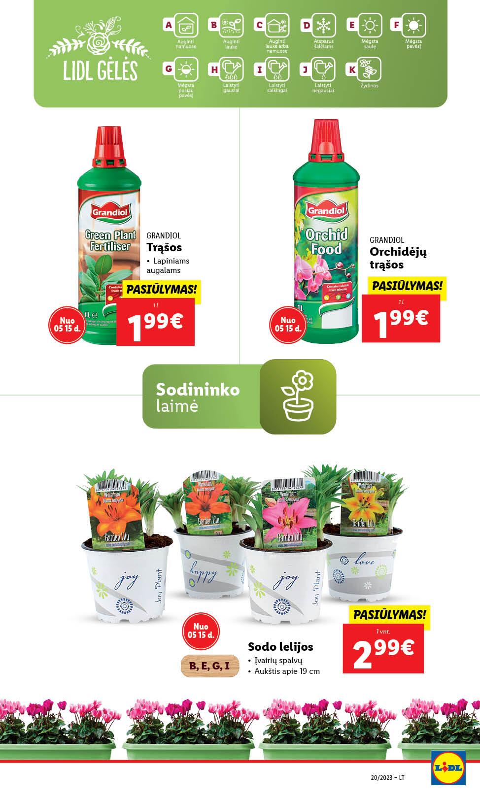 Naujausias LIDL kaininis katalogas 2023.05.15 - 2023.05.21