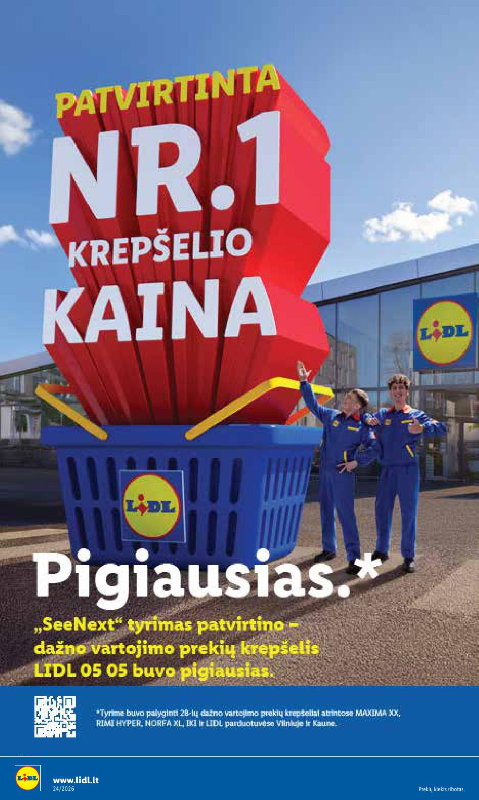 Naujausias LIDL kaininis katalogas 2026.06.08 - 2026.06.14