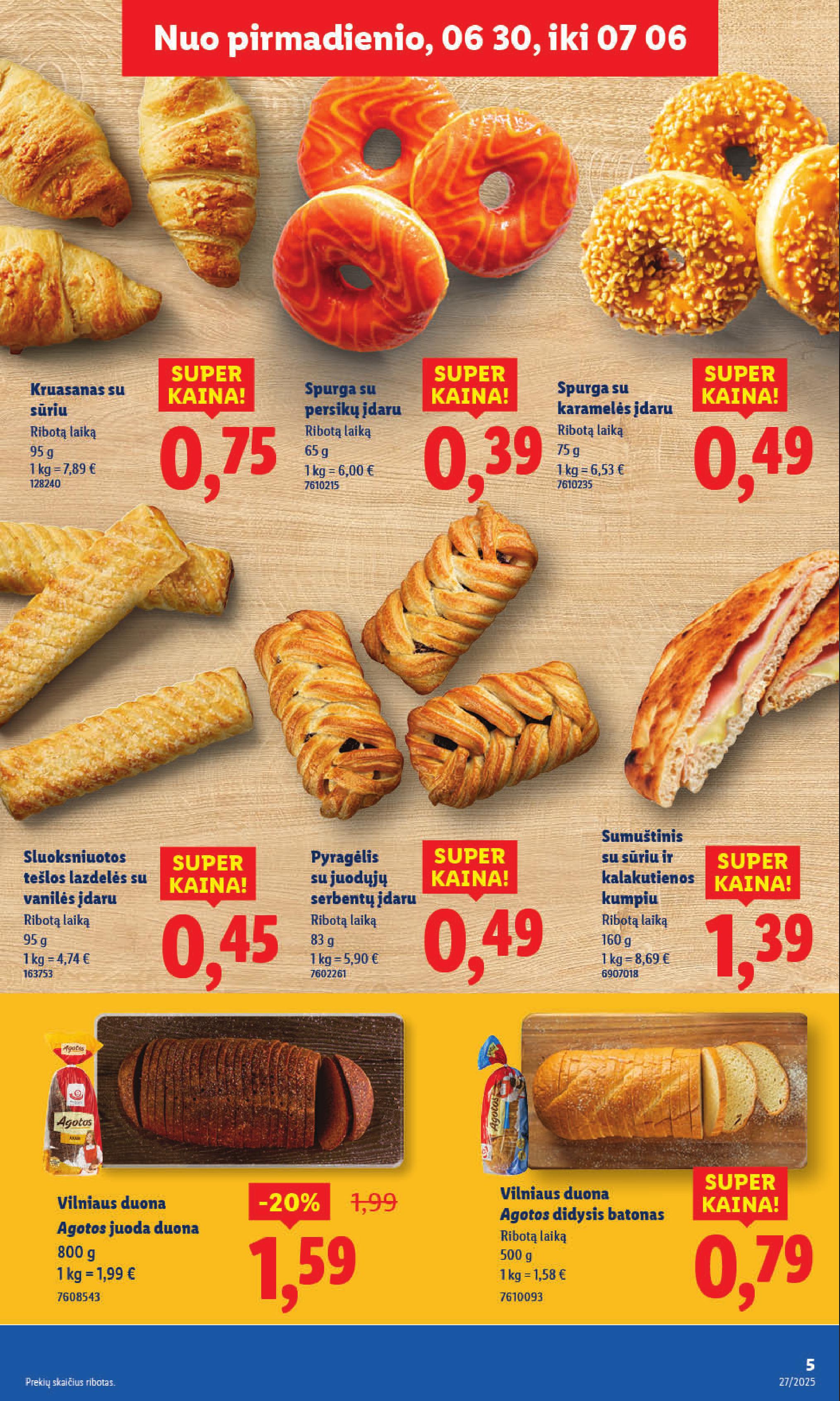 Naujausias LIDL kaininis katalogas 2025.06.30 - 2025.07.06
