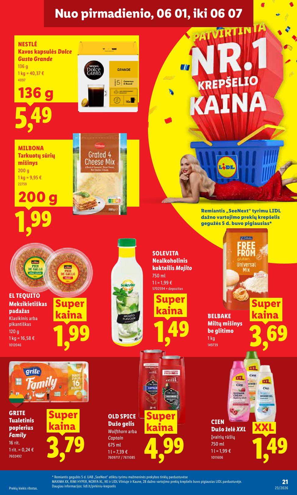 Naujausias LIDL kaininis katalogas 2026.06.01 - 2026.06.07