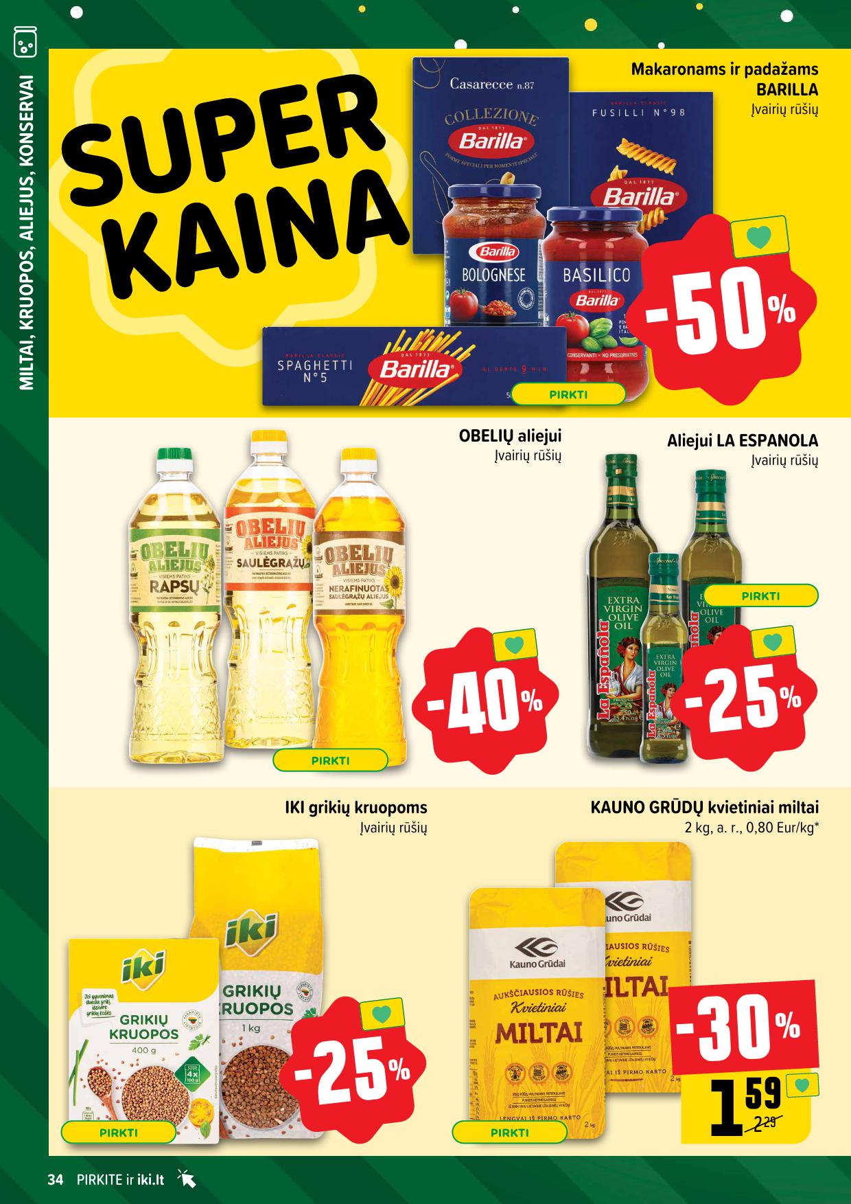 Naujausias IKI kaininis katalogas 2024.11.11 - 2024.11.17