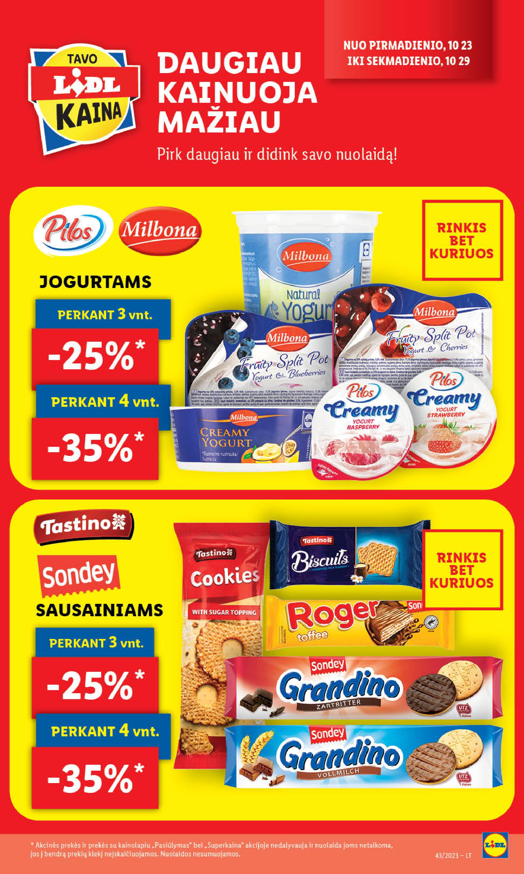 Naujausias LIDL kaininis katalogas 2023.10.23 - 2023.10.29