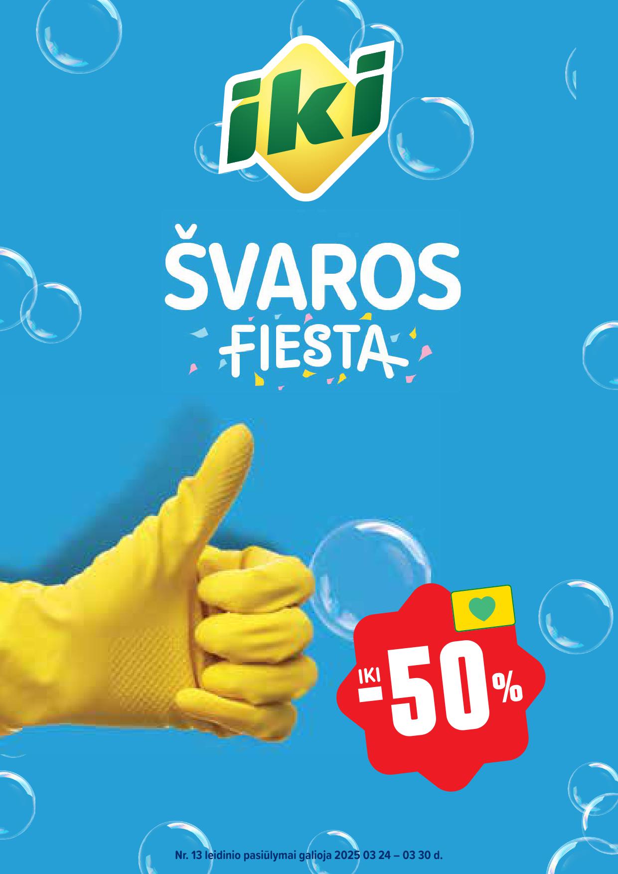 IKI katalogas "Švaros fiesta" 2025.03.24 iki 2025.03.30