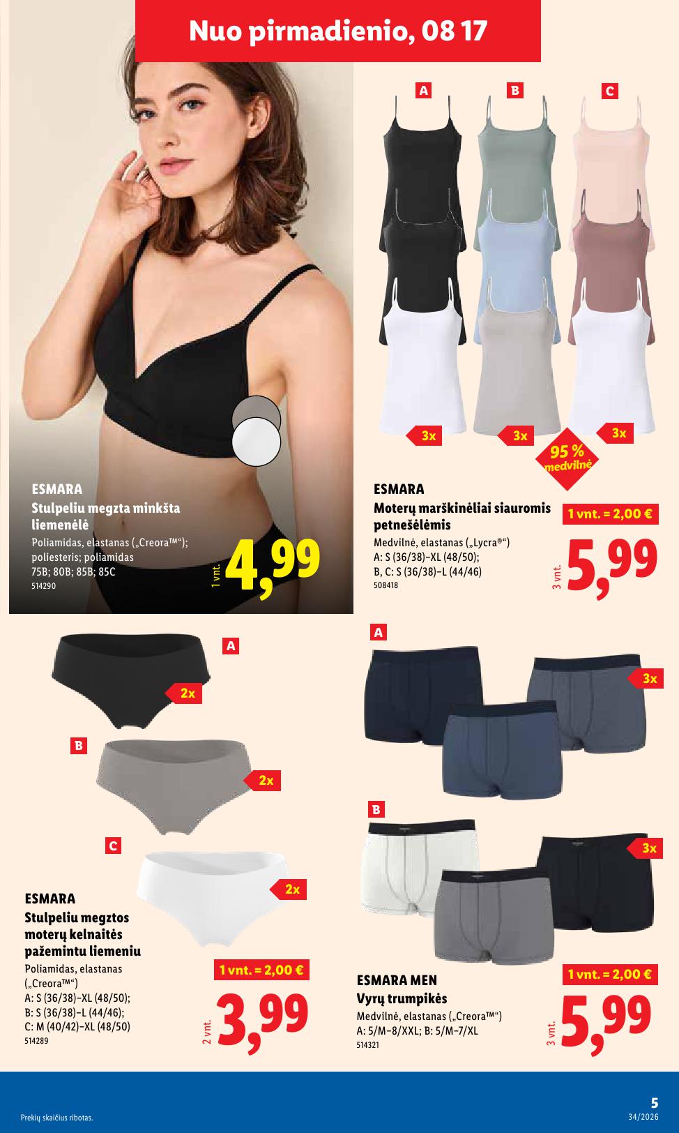 LIDL ne maisto prekių leidinys 2026.08.17 - 2026.08.23