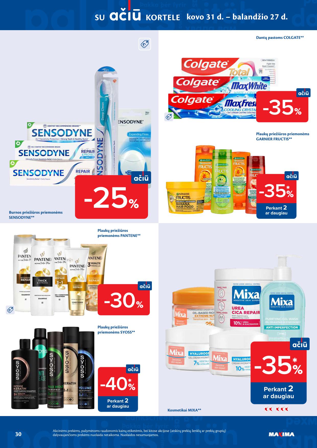 Naujausias MAXIMA kaininis katalogas 2026.03.31 - 2026.04.06