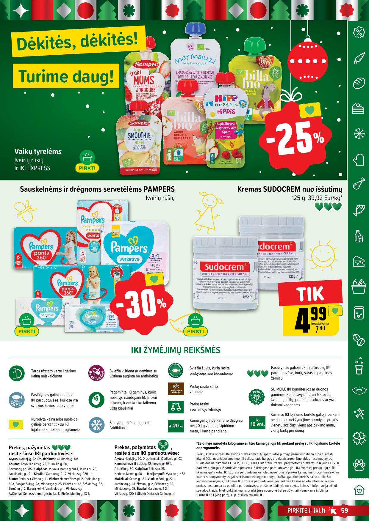 Naujausias IKI kaininis katalogas 2025.12.08 - 2025.12.14