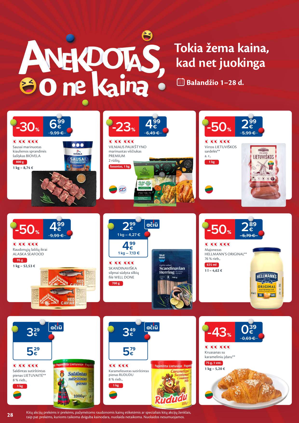 Naujausias MAXIMA kaininis katalogas 2025.04.22 - 2025.04.28