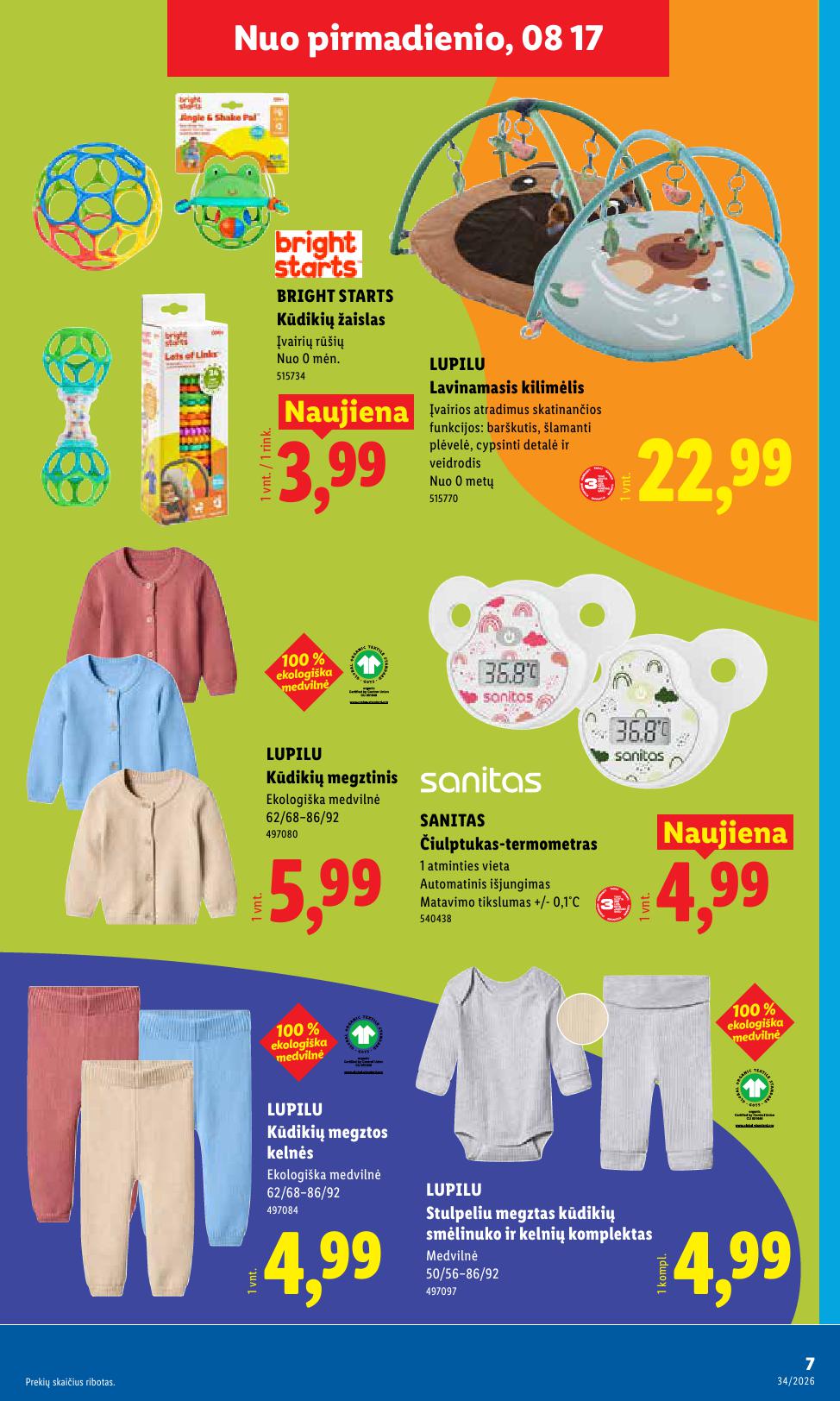 LIDL ne maisto prekių leidinys 2026.08.17 - 2026.08.23