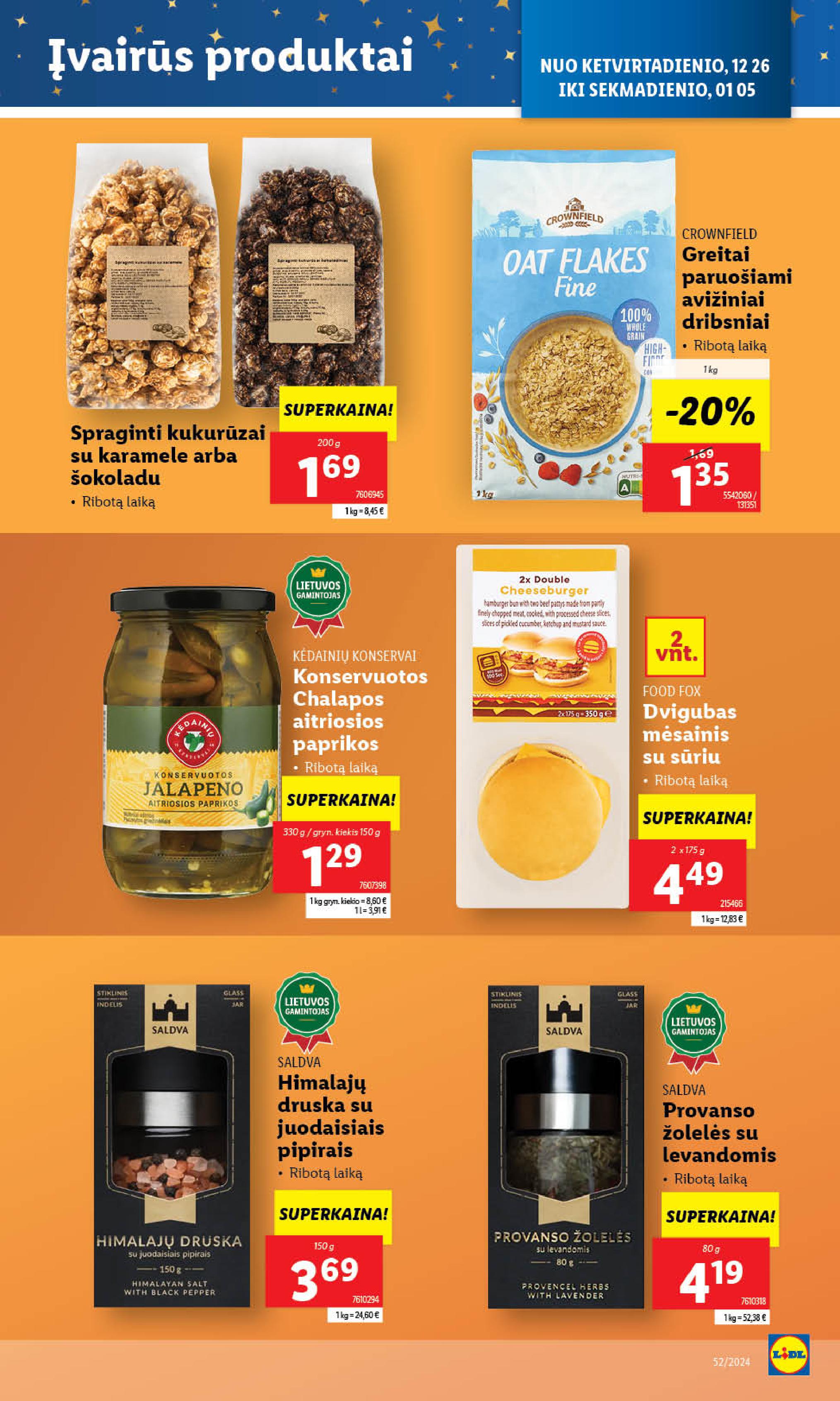 Naujausias LIDL kaininis katalogas 2024.12.26 - 2024.12.31