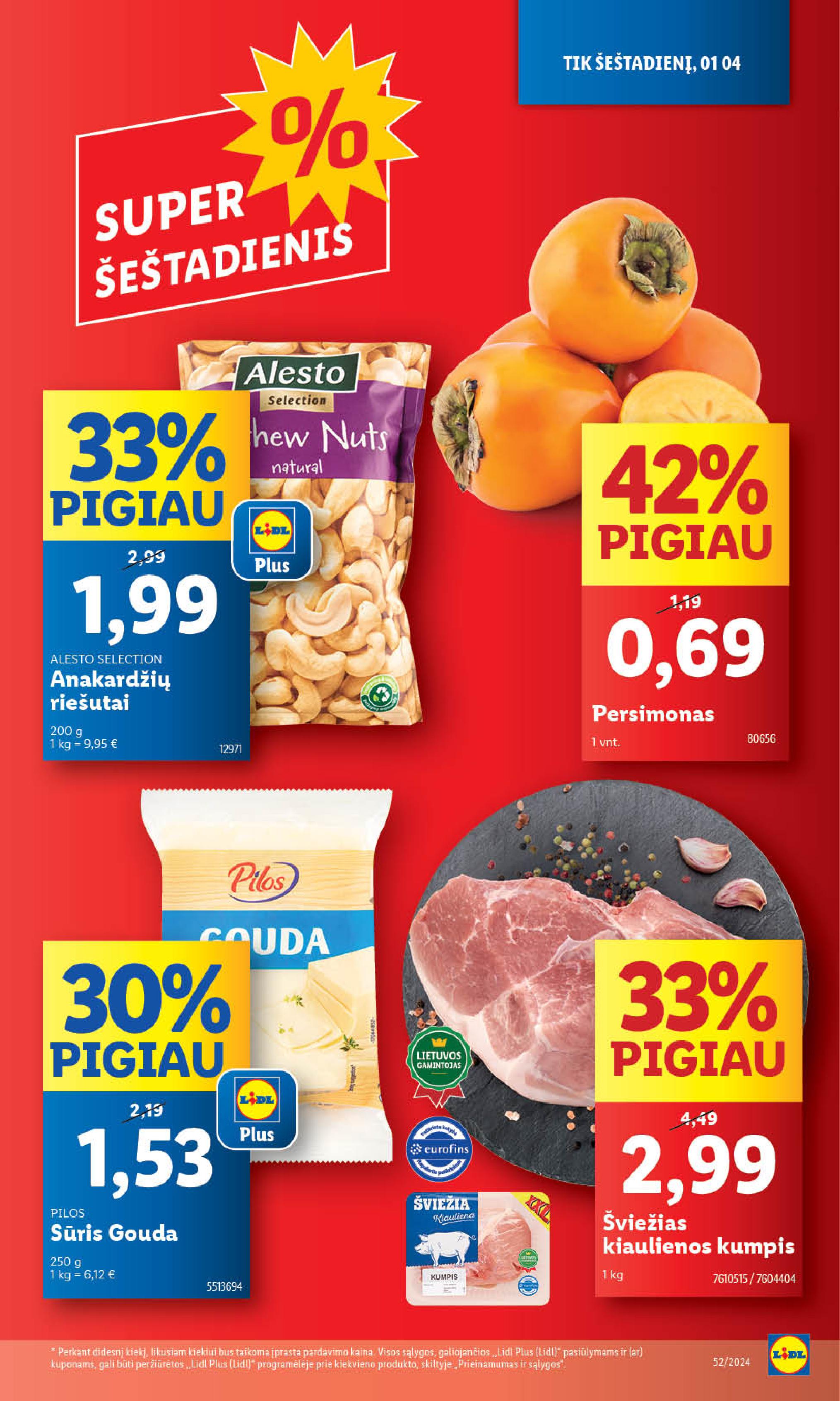 Naujausias LIDL kaininis katalogas 2024.12.26 - 2025.01.05