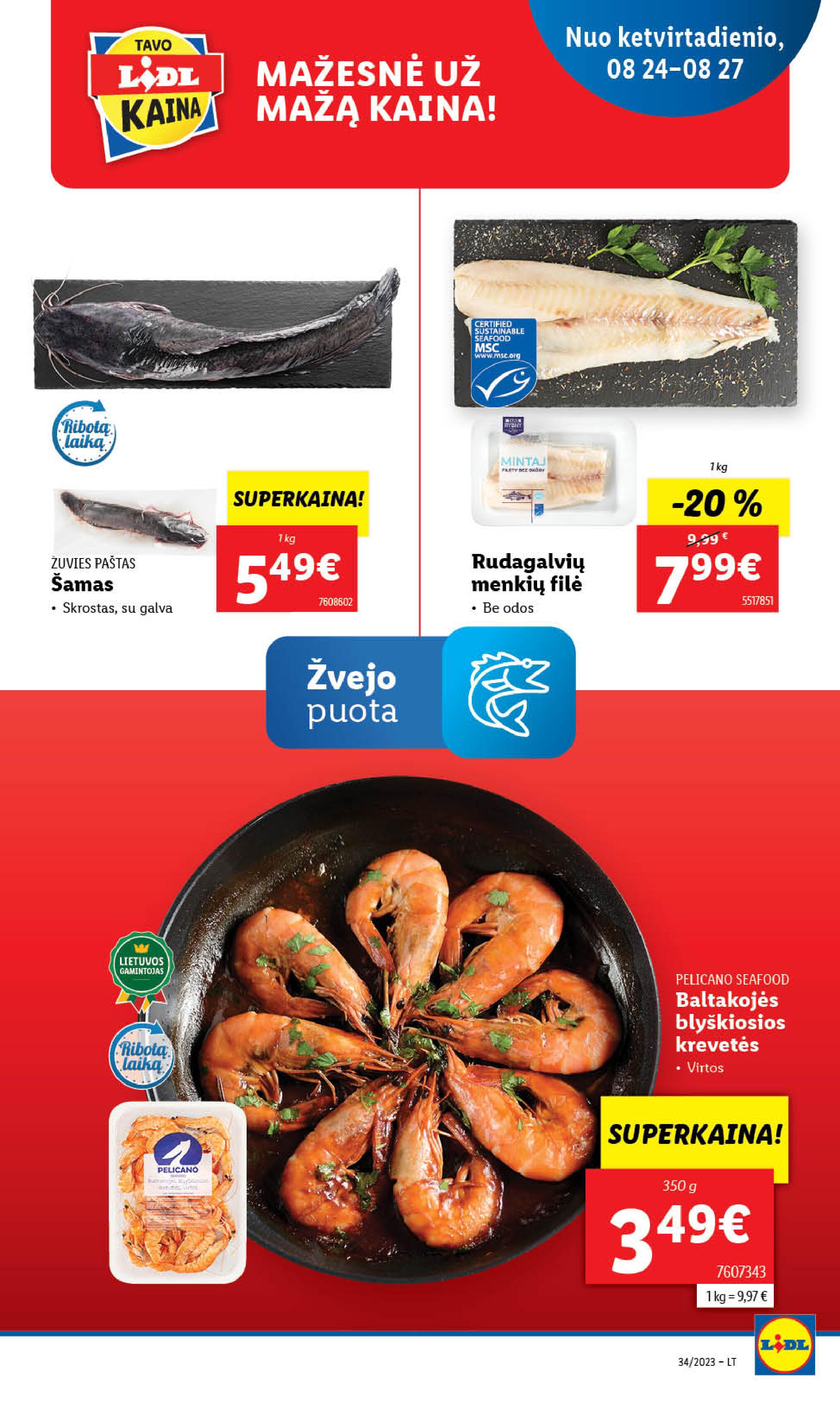 Naujausias LIDL kaininis katalogas 2023.08.21 - 2023.08.27