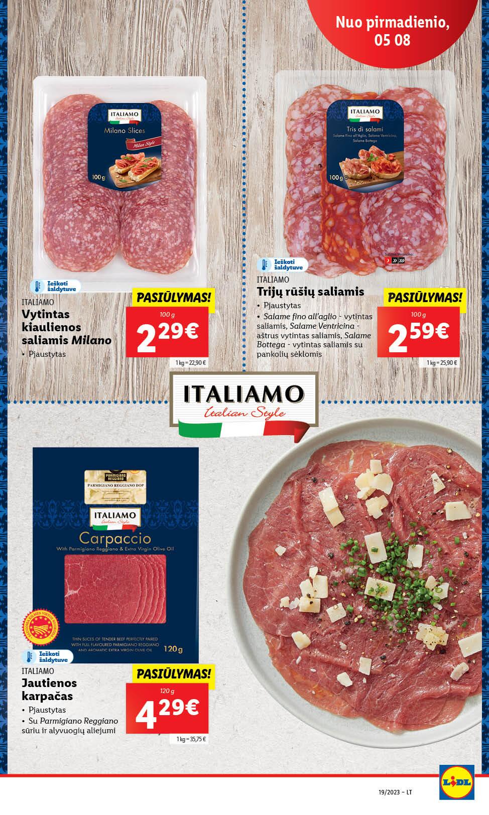 Naujausias LIDL kaininis katalogas 2023.05.08 - 2023.05.14