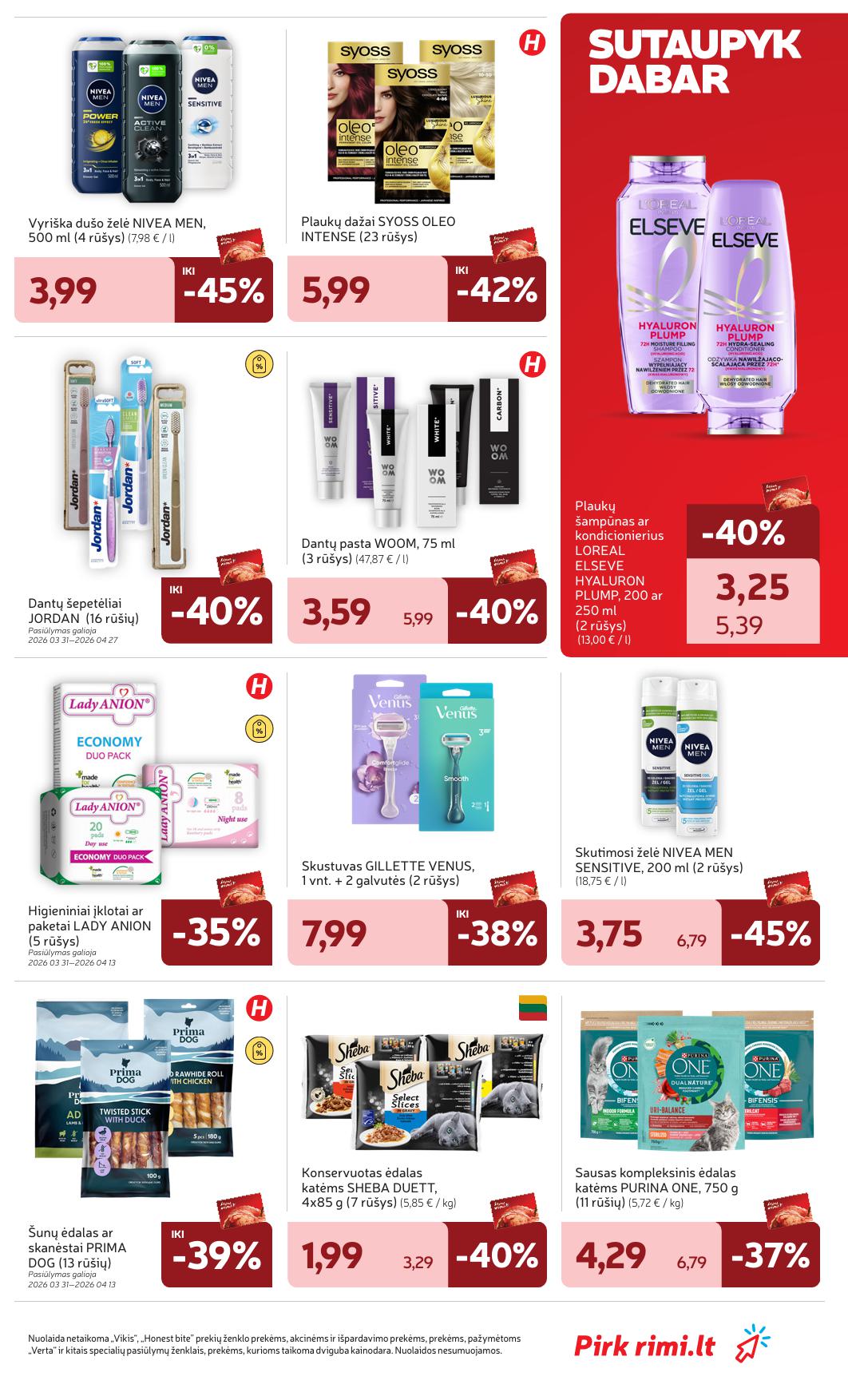 Naujausias RIMI kaininis katalogas 2026.04.07 - 2026.04.13