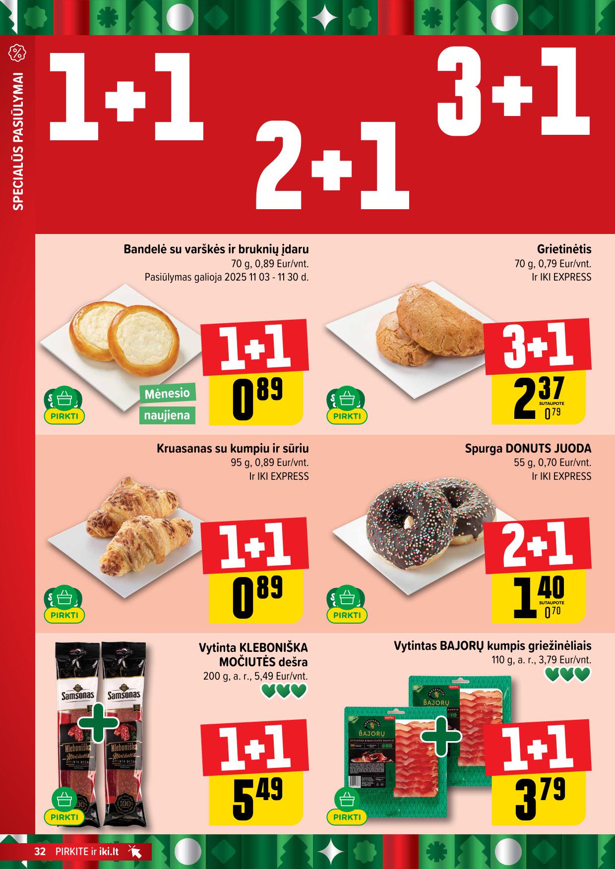 Naujausias IKI kaininis katalogas 2025.11.17 - 2025.11.23