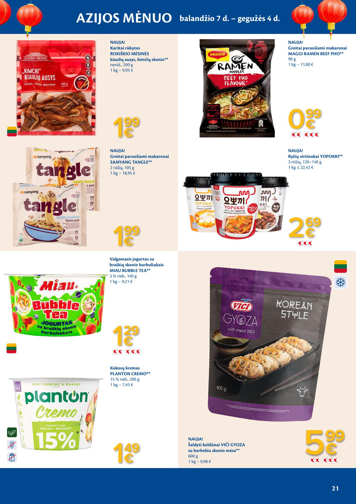 MAXIMA akcijų ir nuolaidų leidinys Nr.16 2026.04.14 - 2026.04.20