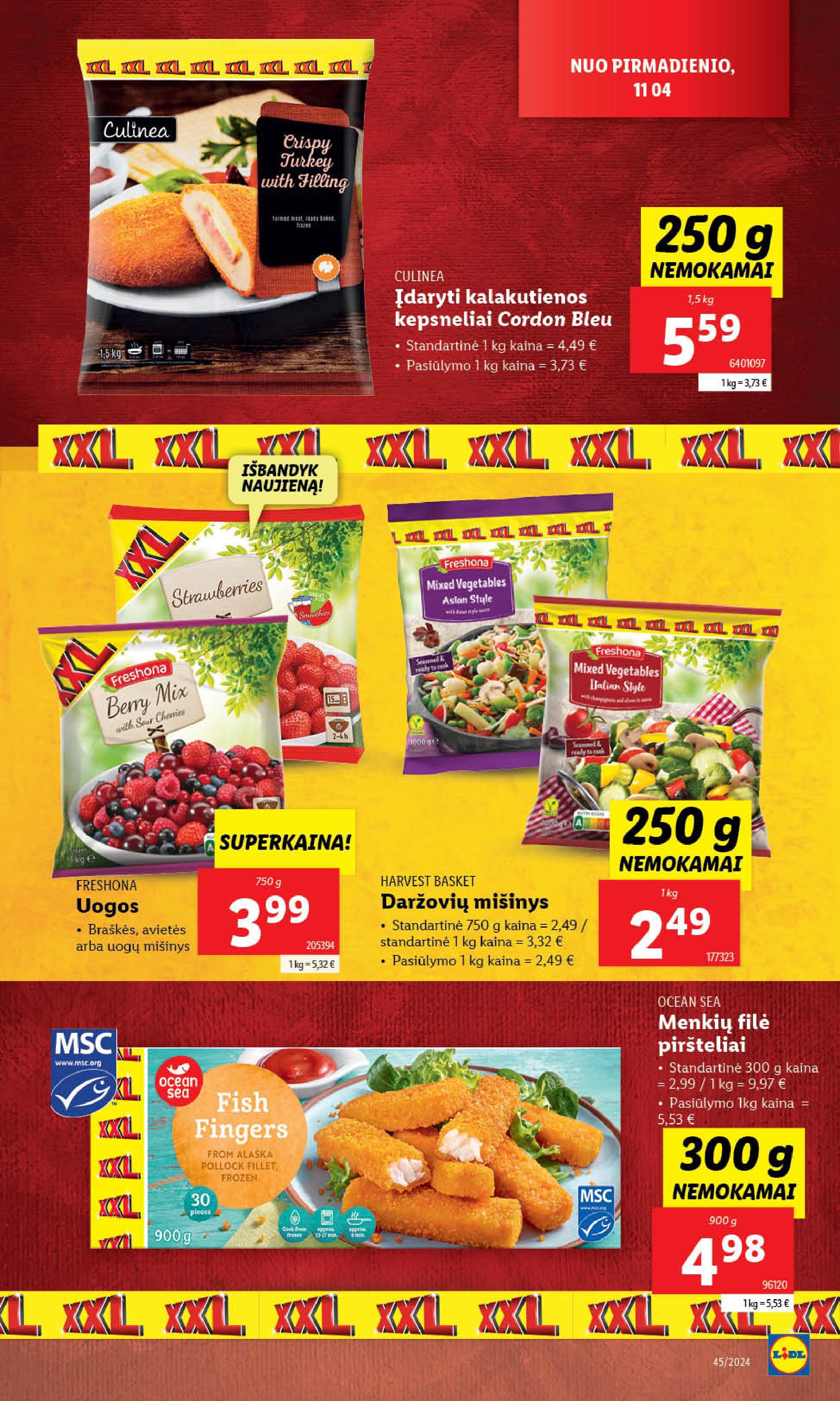 Naujausias LIDL kaininis katalogas 2024.11.04 - 2024.11.10