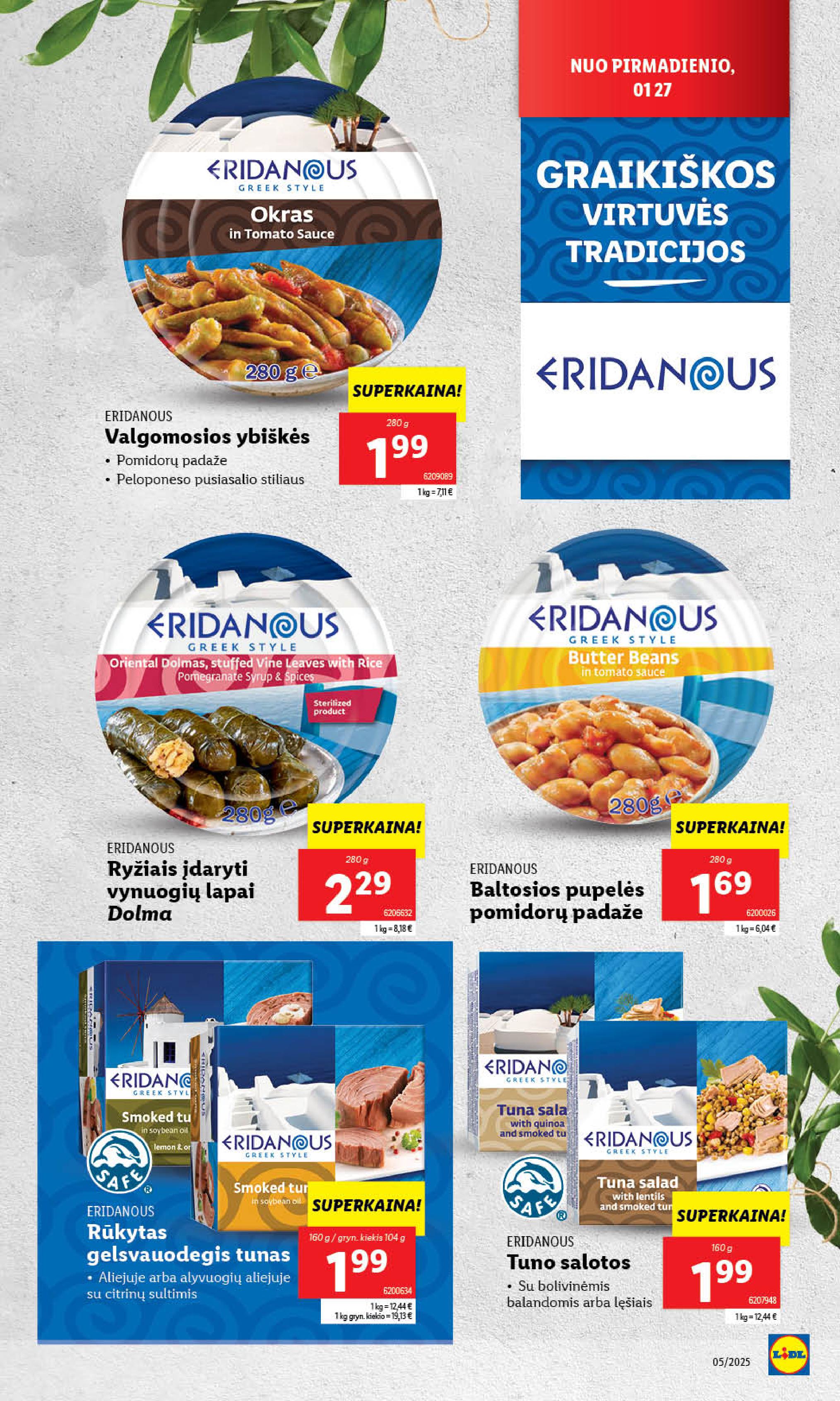 Naujausias LIDL kaininis katalogas 2025.01.27 - 2025.02.02