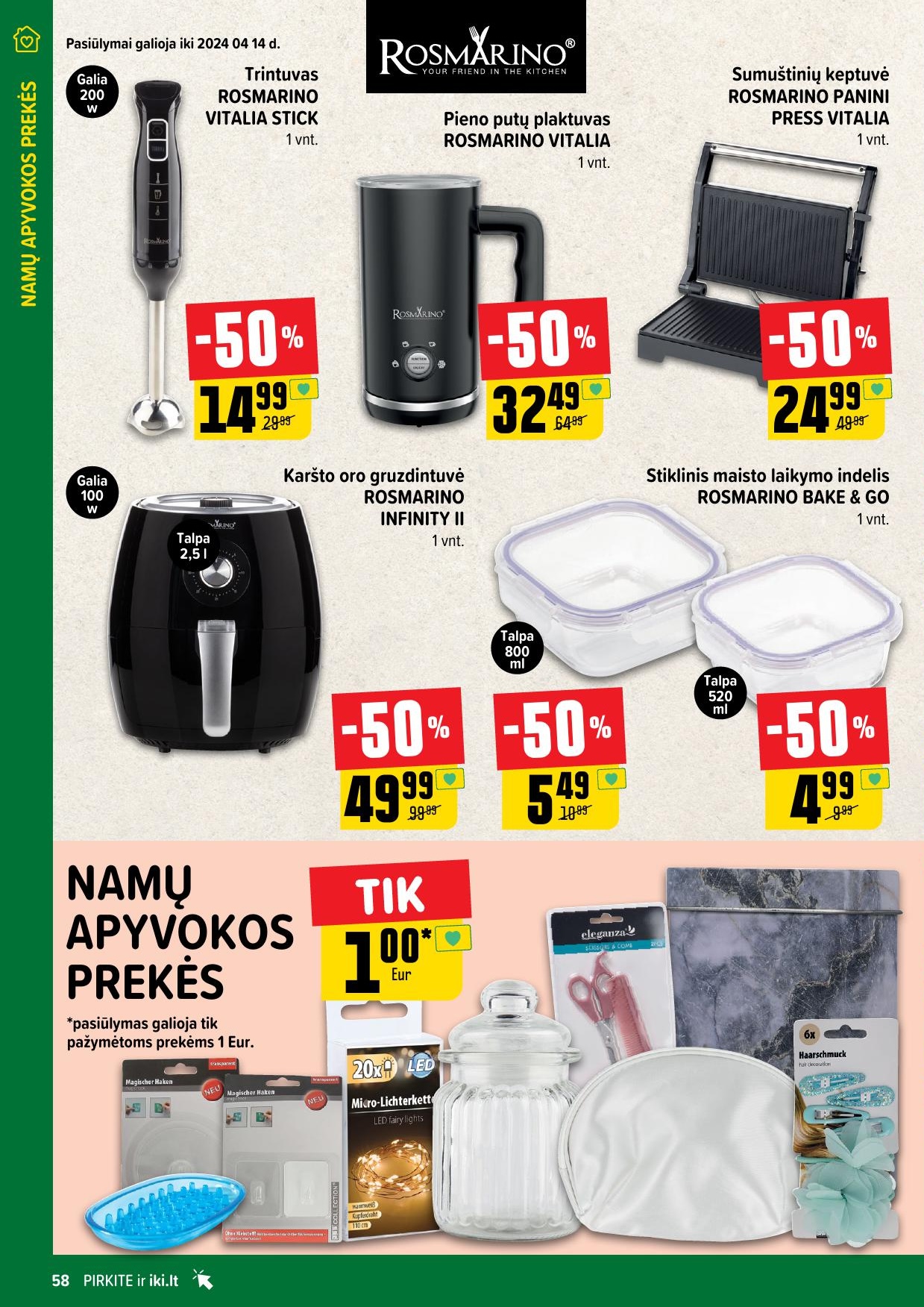 Naujausias IKI kaininis katalogas 2024.03.11 - 2024.03.17