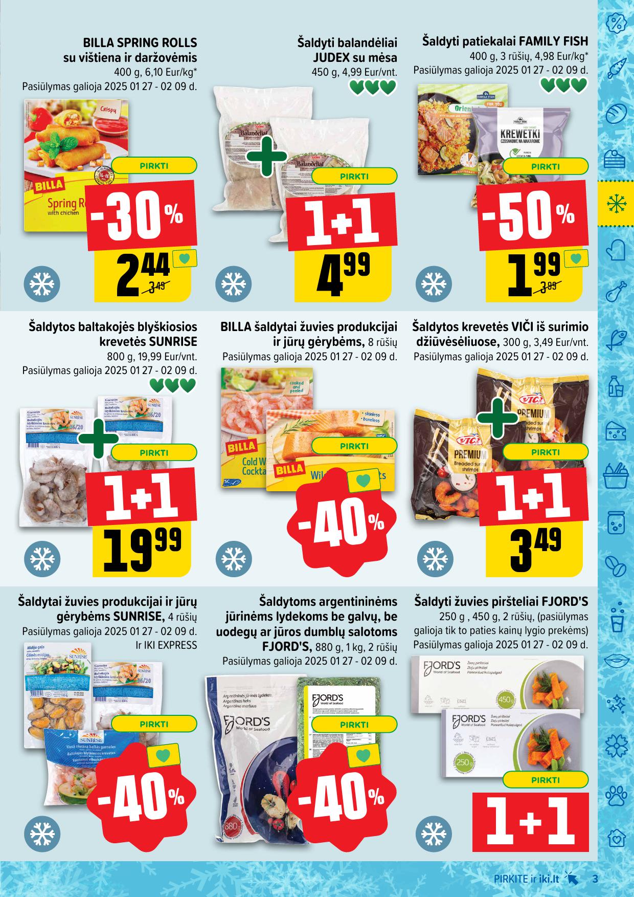Naujausias IKI kaininis katalogas 2025.01.27 - 2025.02.02
