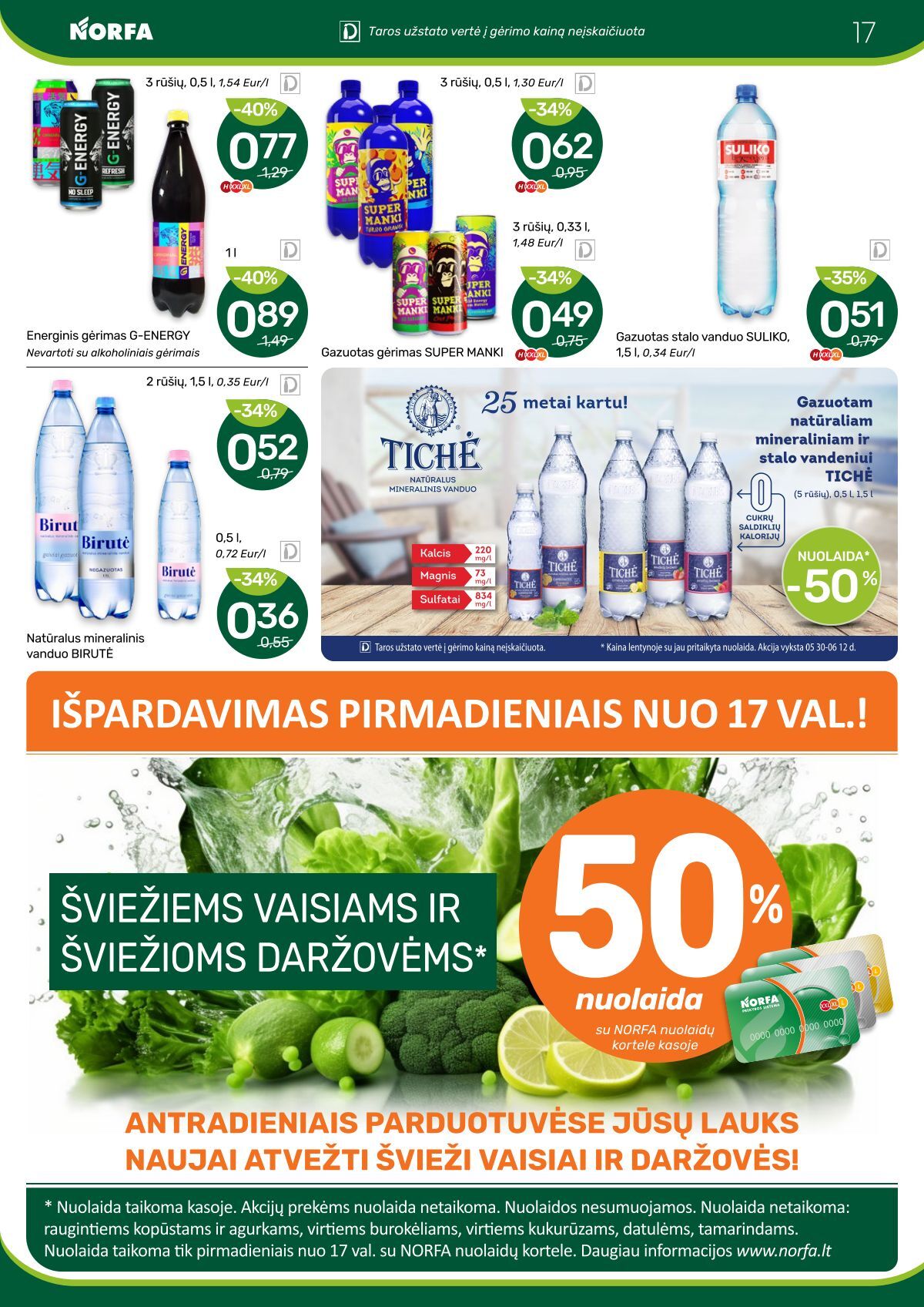 Naujausias NORFA kaininis katalogas 2024.05.30 - 2024.06.12