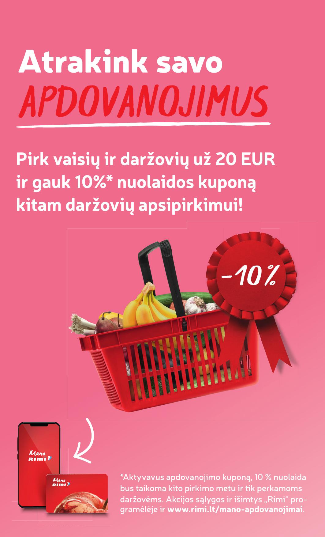 Naujausias RIMI kaininis katalogas 2025.06.10 - 2025.06.16