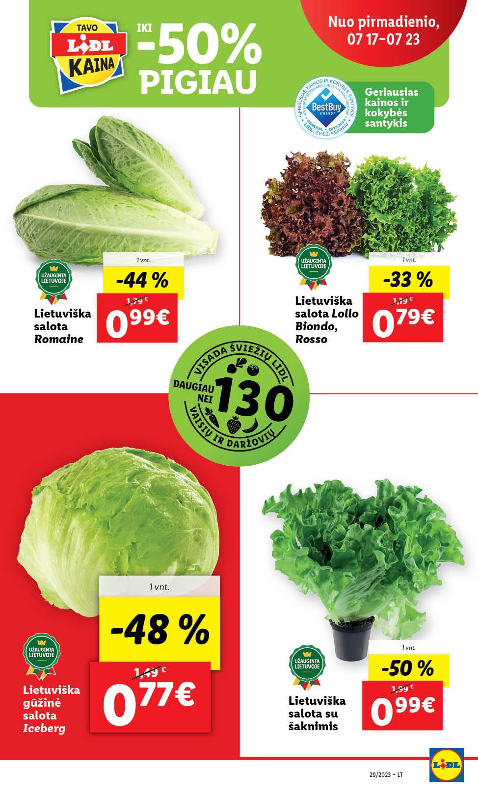Naujausias LIDL kaininis katalogas 2023.07.17 - 2023.07.23