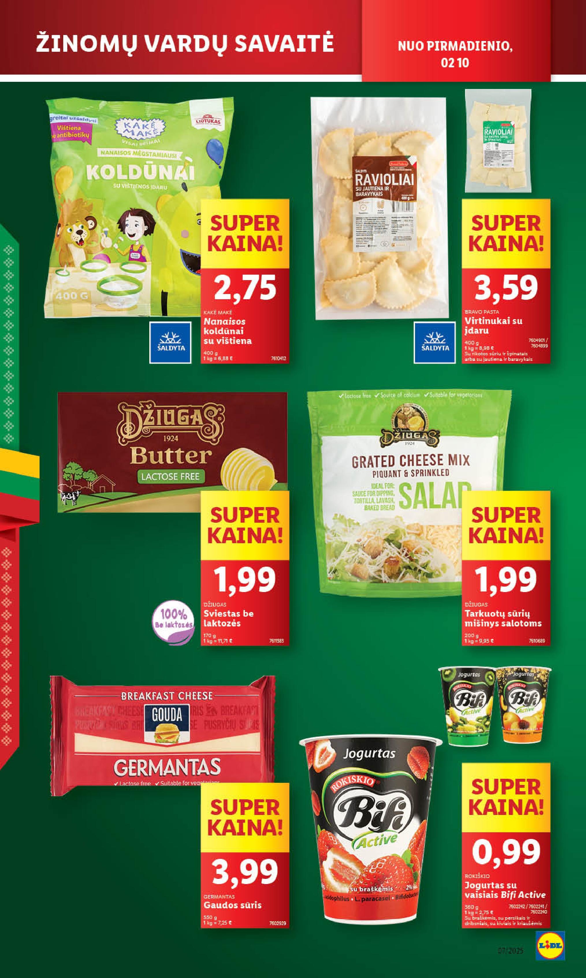 Naujausias LIDL kaininis katalogas 2025.02.10 - 2025.02.16