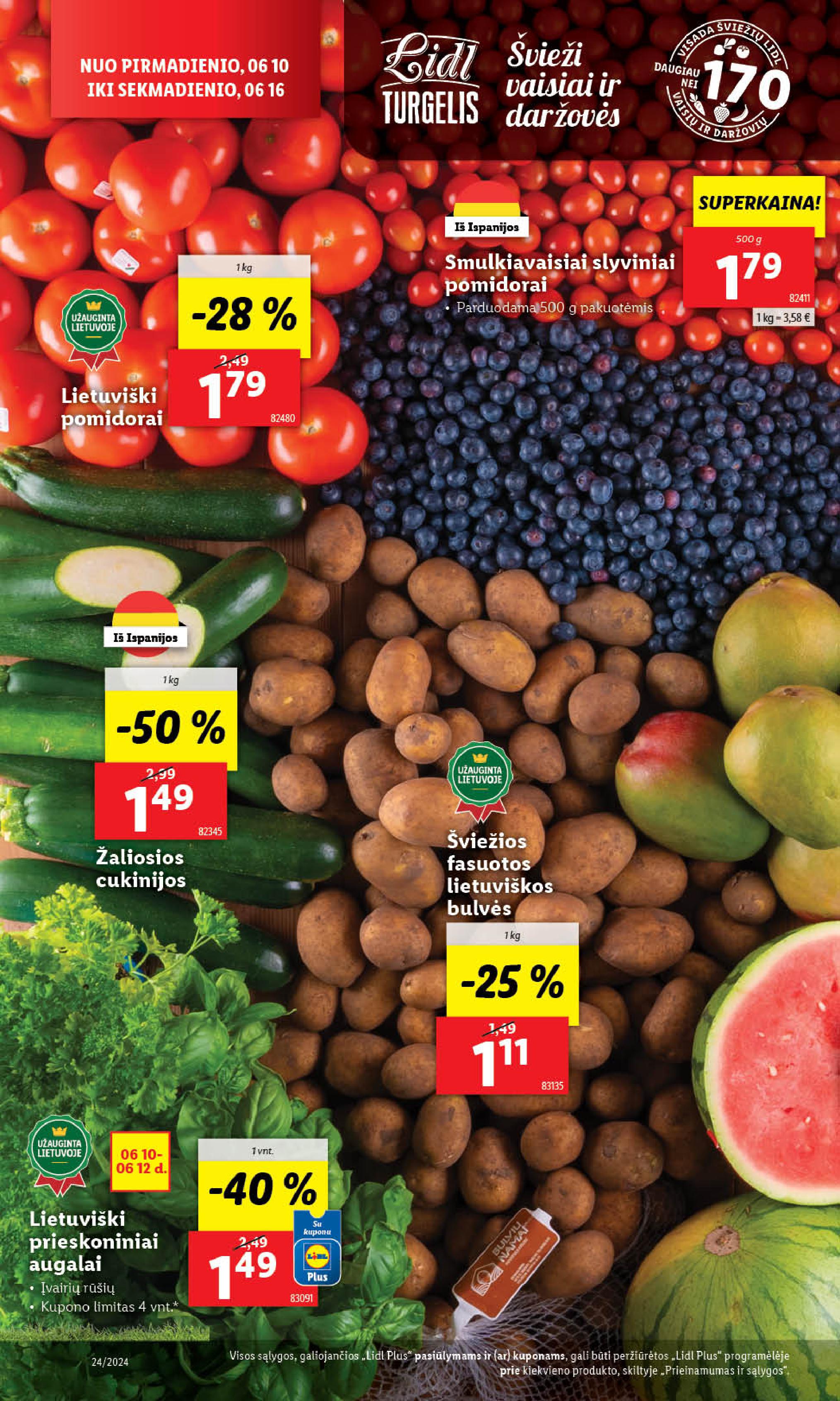 Naujausias LIDL kaininis katalogas 2024.06.10 - 2024.06.16