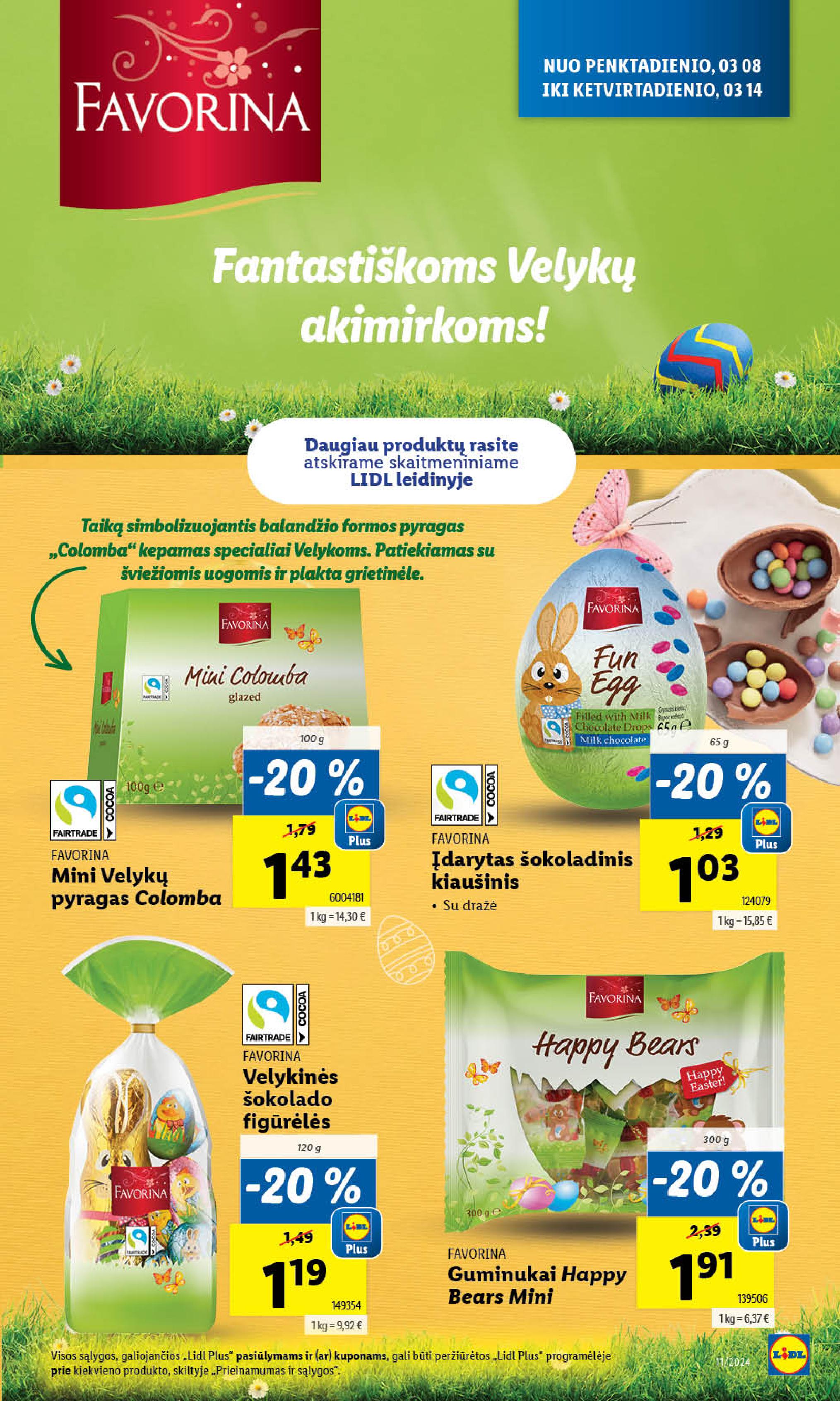 Naujausias LIDL kaininis katalogas 2024.03.11 - 2024.03.17