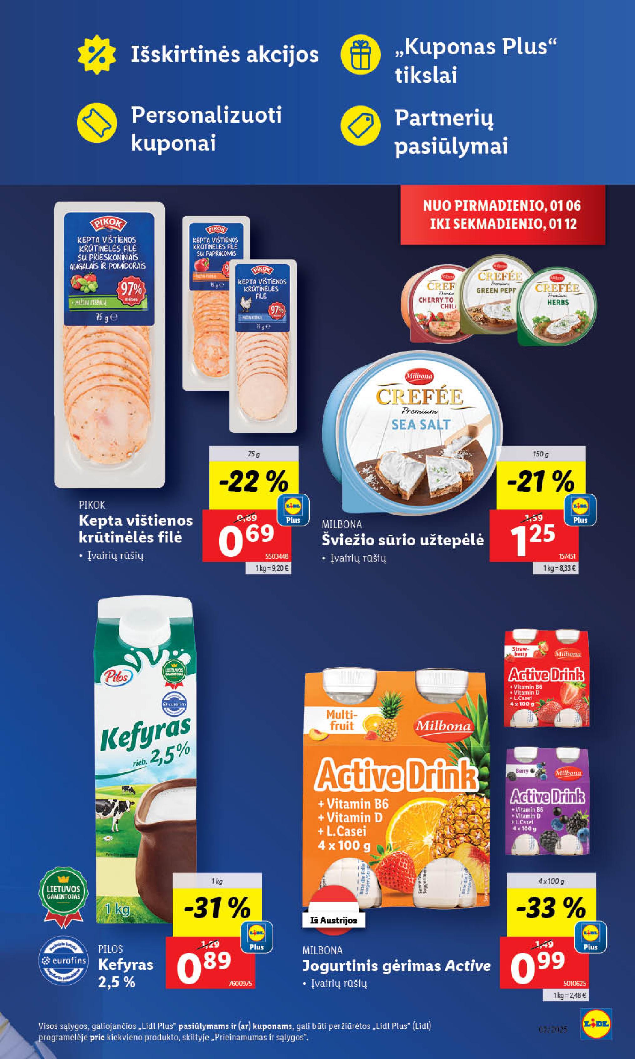 Naujausias LIDL kaininis katalogas 2025.01.06 - 2025.01.12