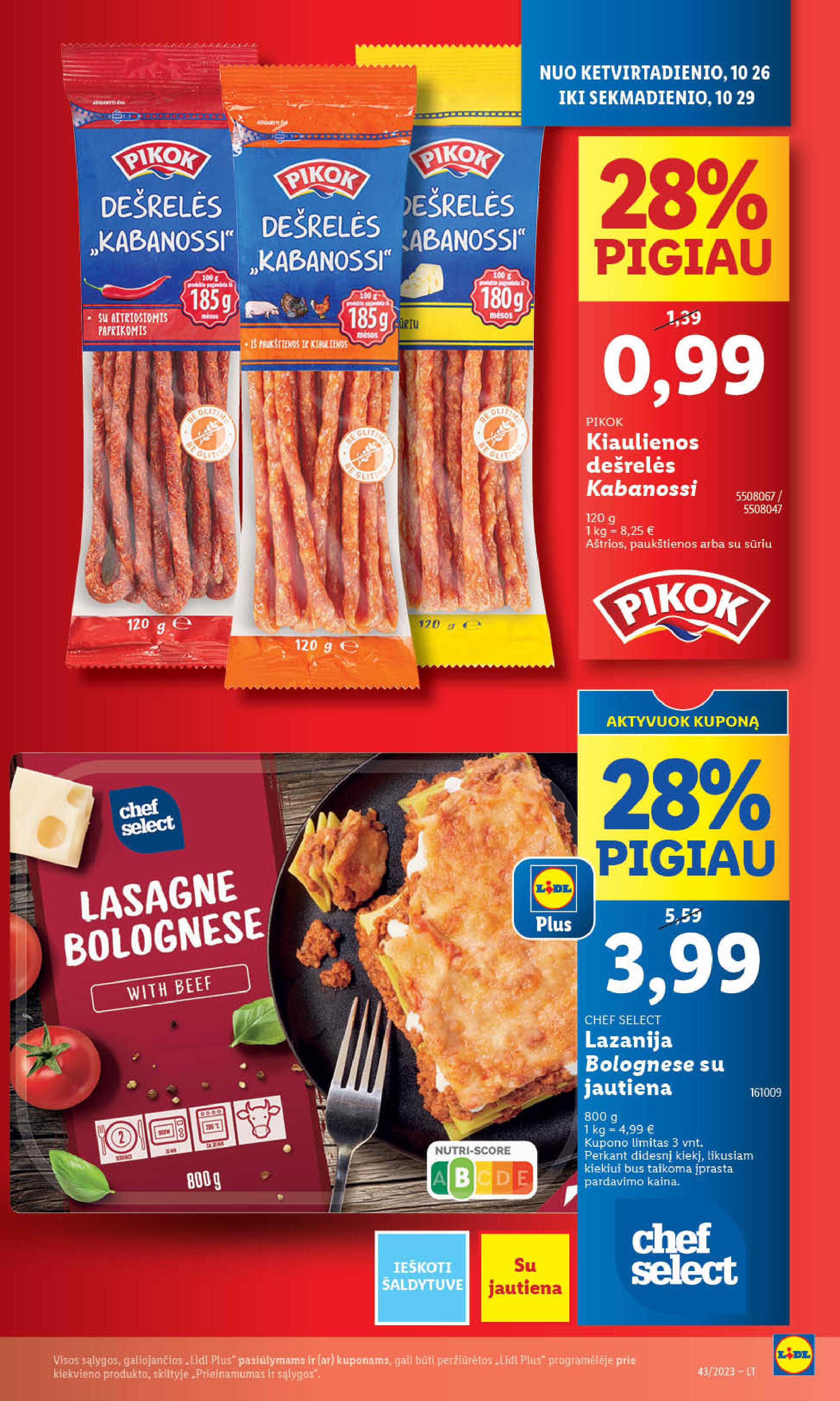 Naujausias LIDL kaininis katalogas 2023.10.23 - 2023.10.29