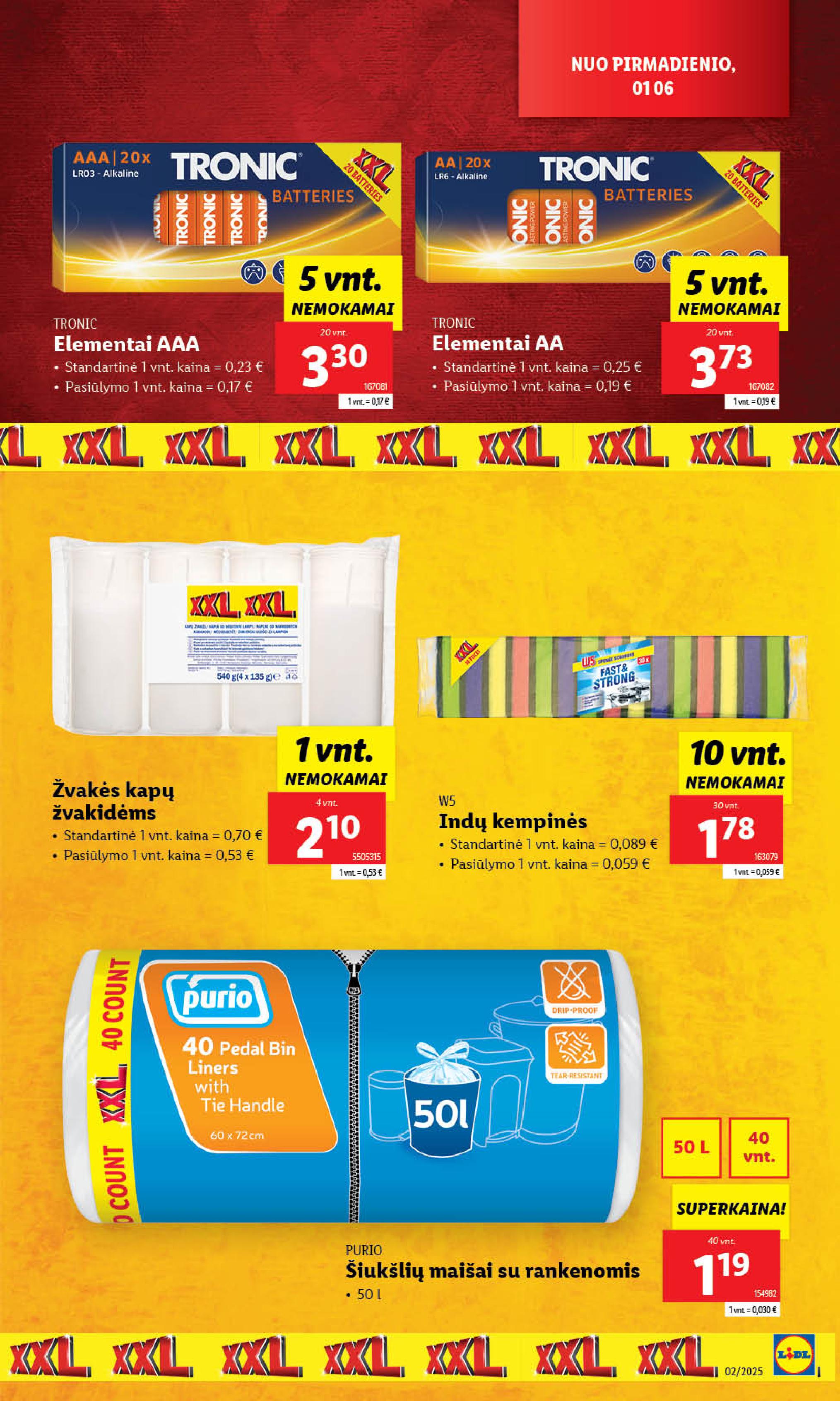 Naujausias LIDL kaininis katalogas 2025.01.06 - 2025.01.12